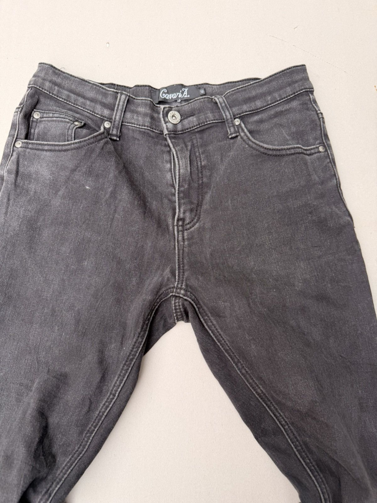 Japanese Brand Cavaria Lace up flare jeans Size US 28 / EU 44 - 4 Thumbnail