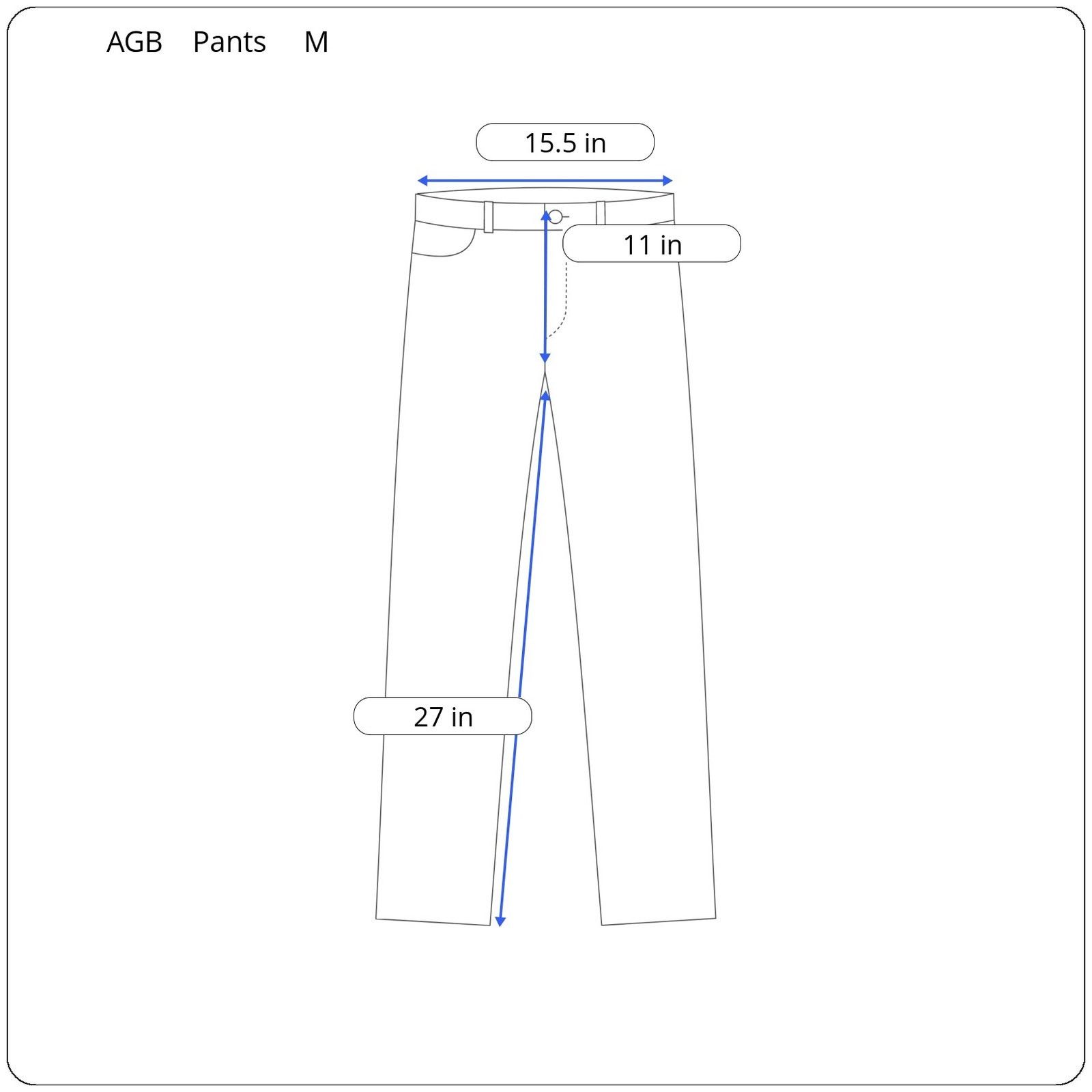 Other AGB Casual Pants Women's Size Medium Size 31" - 5 Thumbnail