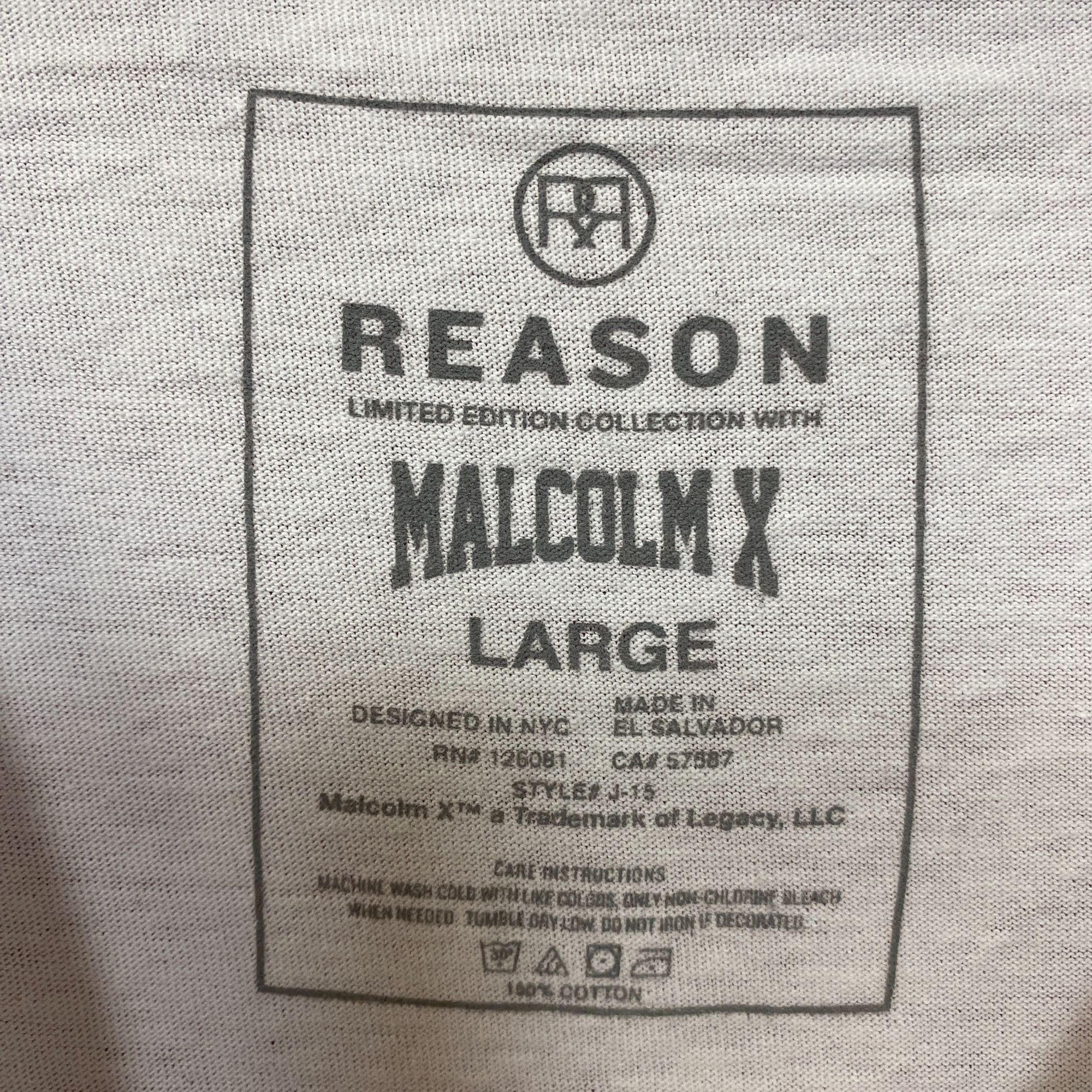 Reason Reason Malcolm X 90s Artist Edition T-Shirt Large Size US L / EU 52-54 / 3 - 4 Thumbnail
