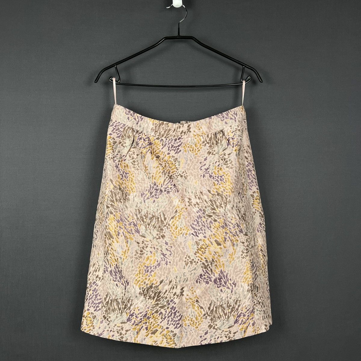 Burberry Burberry Jacquard Floral Silk Blend midi Skirt Size 42 Size 28" / US 6 / IT 42 - 1 Thumbnail