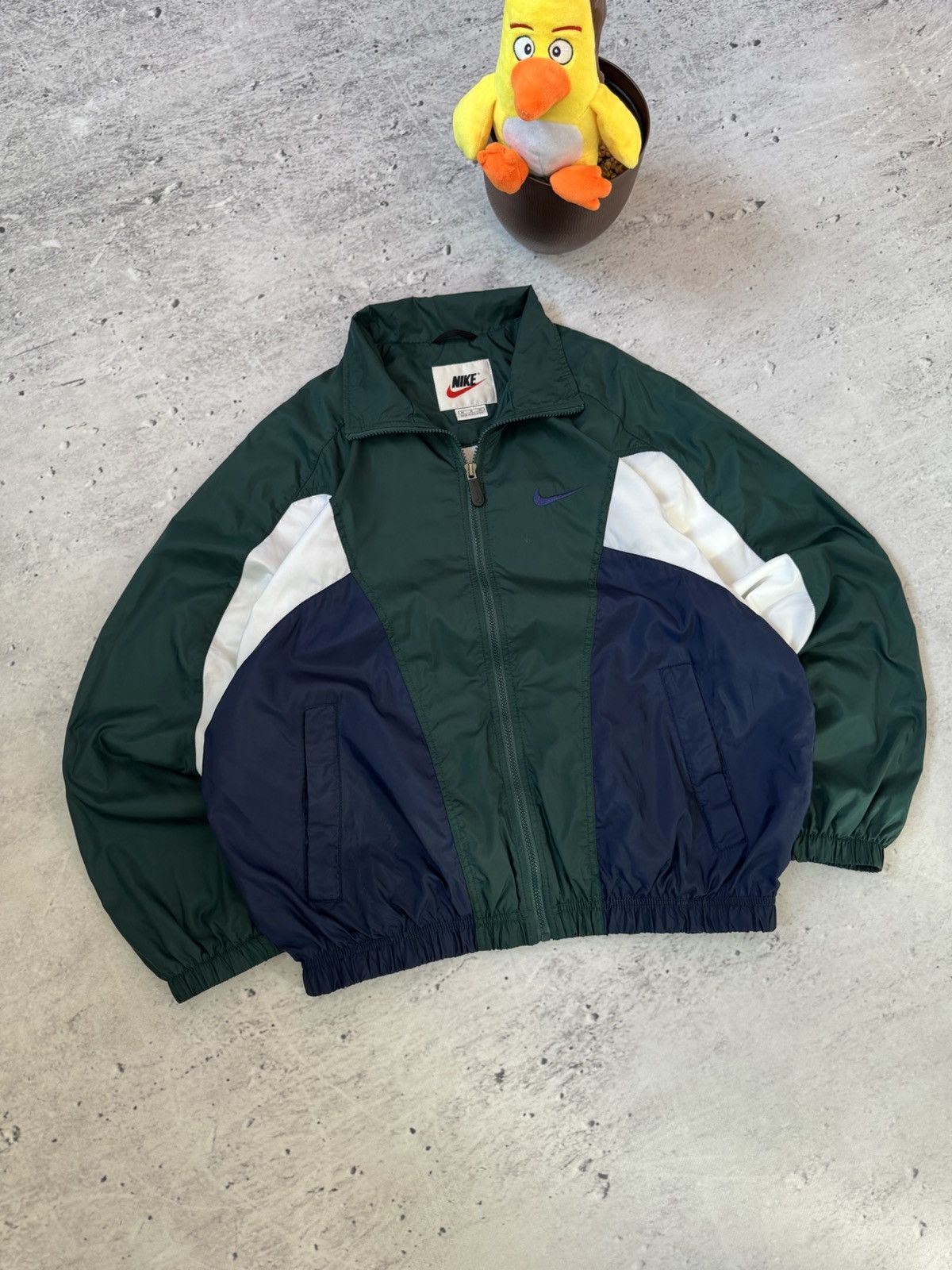 Nike × Vintage NIKE VINTAGE BASIC LOGO OVERSIZE BAGGY LIGHT JACKET Size US M / EU 48-50 / 2 - 1 Thumbnail