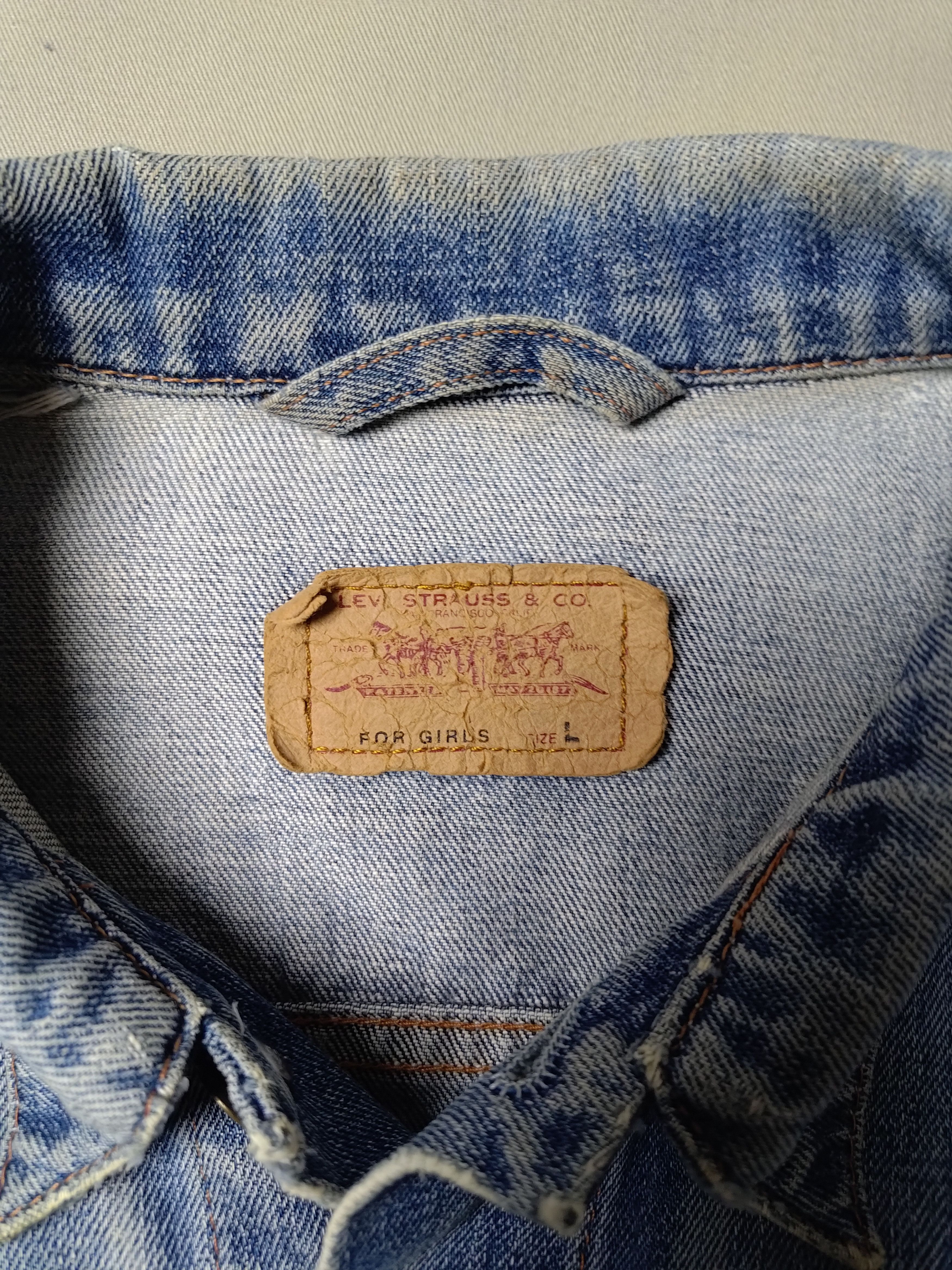Levi's Vintage Levi's Denim Trucker Jacket Size S / US 4 / IT 40 - 7 Thumbnail