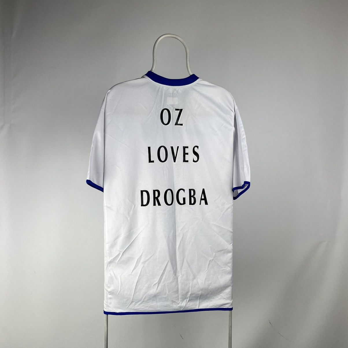 Chelsea Soccer Vintage Chelsea FC 2003/04 Away Retro Football Soccer Jersey Size US XXL / EU 58 / 5 - 2 Thumbnail