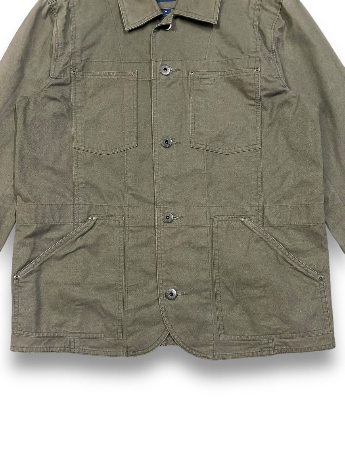 Balenciaga × Gap × Yeezy Vintage Gap Khaki Green Tactical Military Field Jacket Size US M / EU 48-50 / 2 - 10 Thumbnail