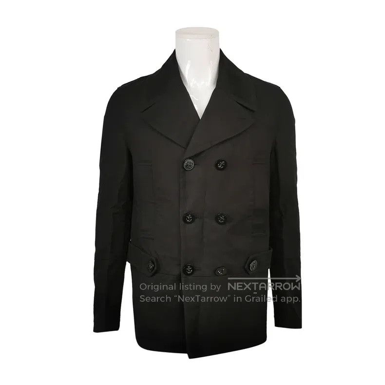Valentino Valentino Cotton solid double-breasted lapel jacket Size L / US 10 / IT 46 - 1 Thumbnail