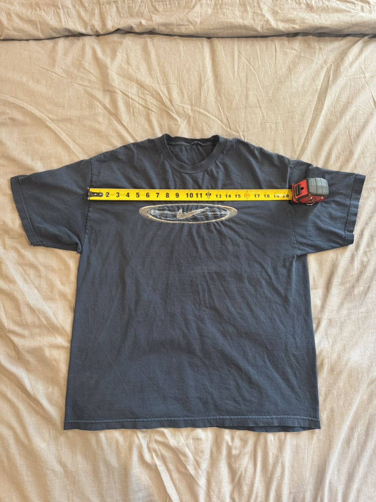 Nike Vintage 90s Nike Y2K Navy Blue Lightning swoosh logo Size US M / EU 48-50 / 2 - 4 Thumbnail
