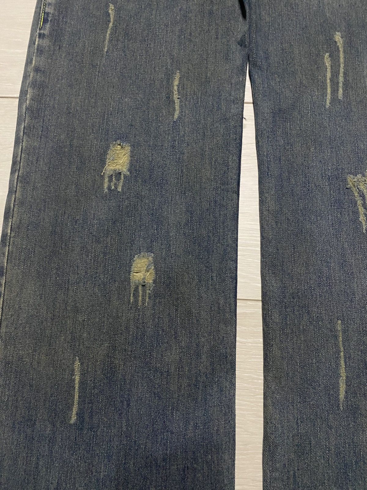 If Six Was Nine Takeshy Kurosawa State of the Art Denim Baggy Jeans Size US 30 / EU 46 - 9 Thumbnail