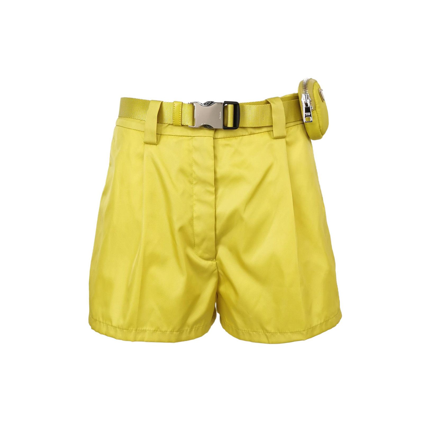 Prada Yellow Belted Shorts Size 40 0089