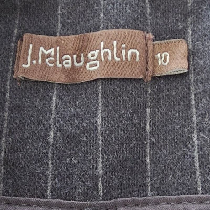 J.McLaughlin J. Mclaughlin Wool Cotton Wide Leg Carter Pants 10 Size 32" / US 10 / IT 46 - 8 Thumbnail