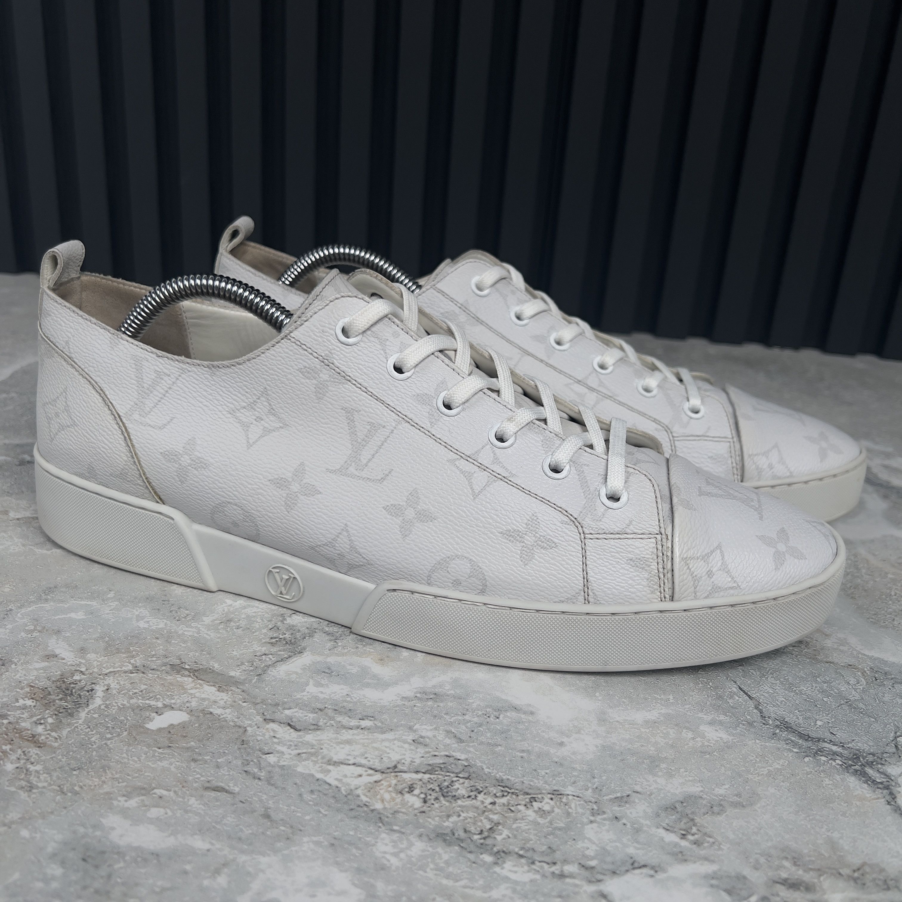 Louis Vuitton Louis Vuitton Match Up Sneaker LV Monogram Leather Size US 11 / EU 44 - 6 Thumbnail