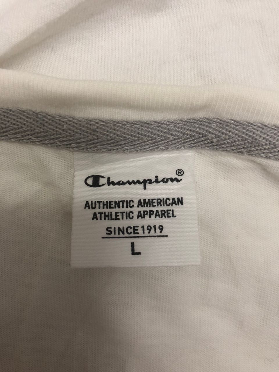Champion 80s Vintage Champion USA Logo White Long Sleeve T Shirt Size US L / EU 52-54 / 3 - 9 Thumbnail