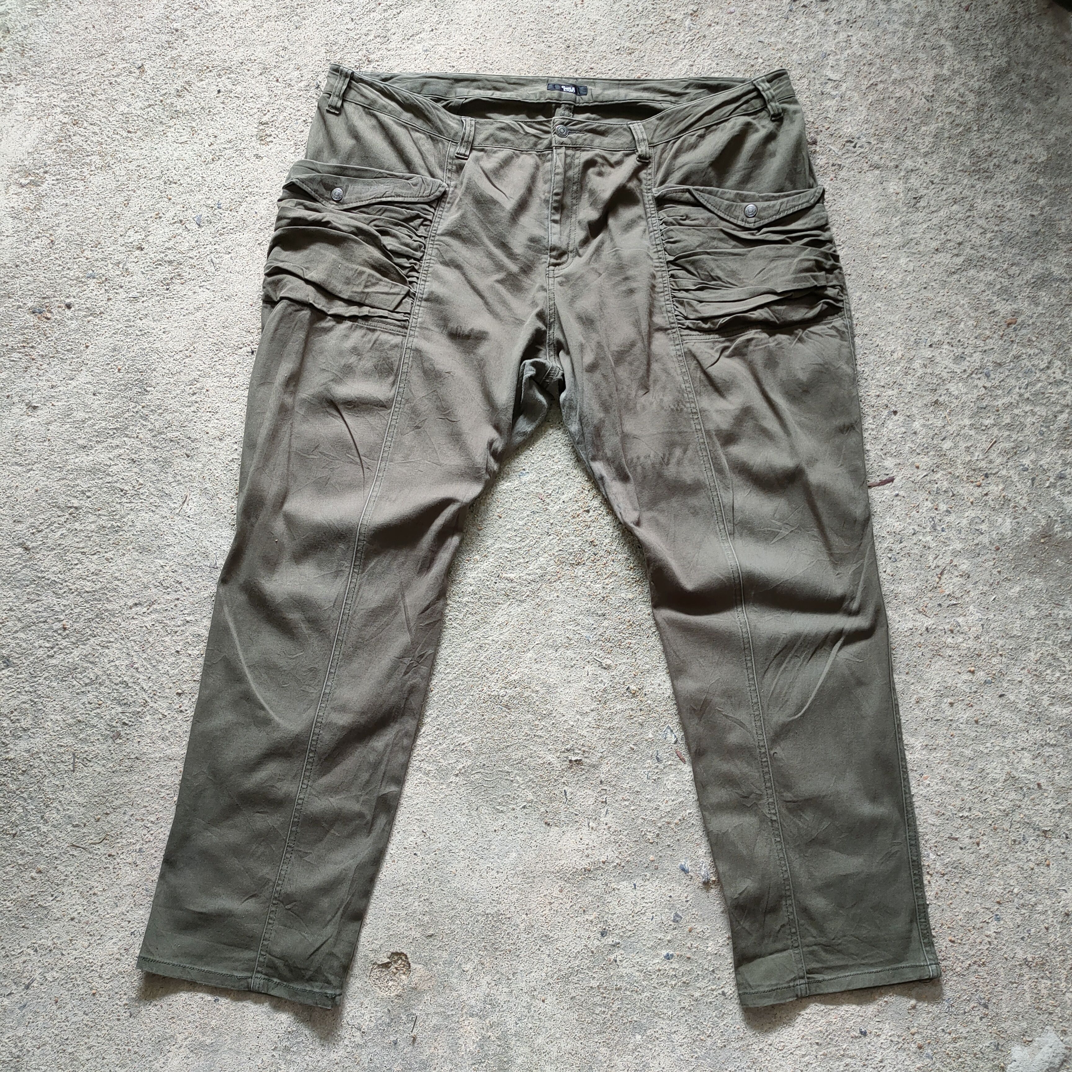 Japanese Brand × Vintage SIZE 46!! VINTAGE SMILE LAND CARGO PANTS Size US 44 / EU 60 - 1 Thumbnail