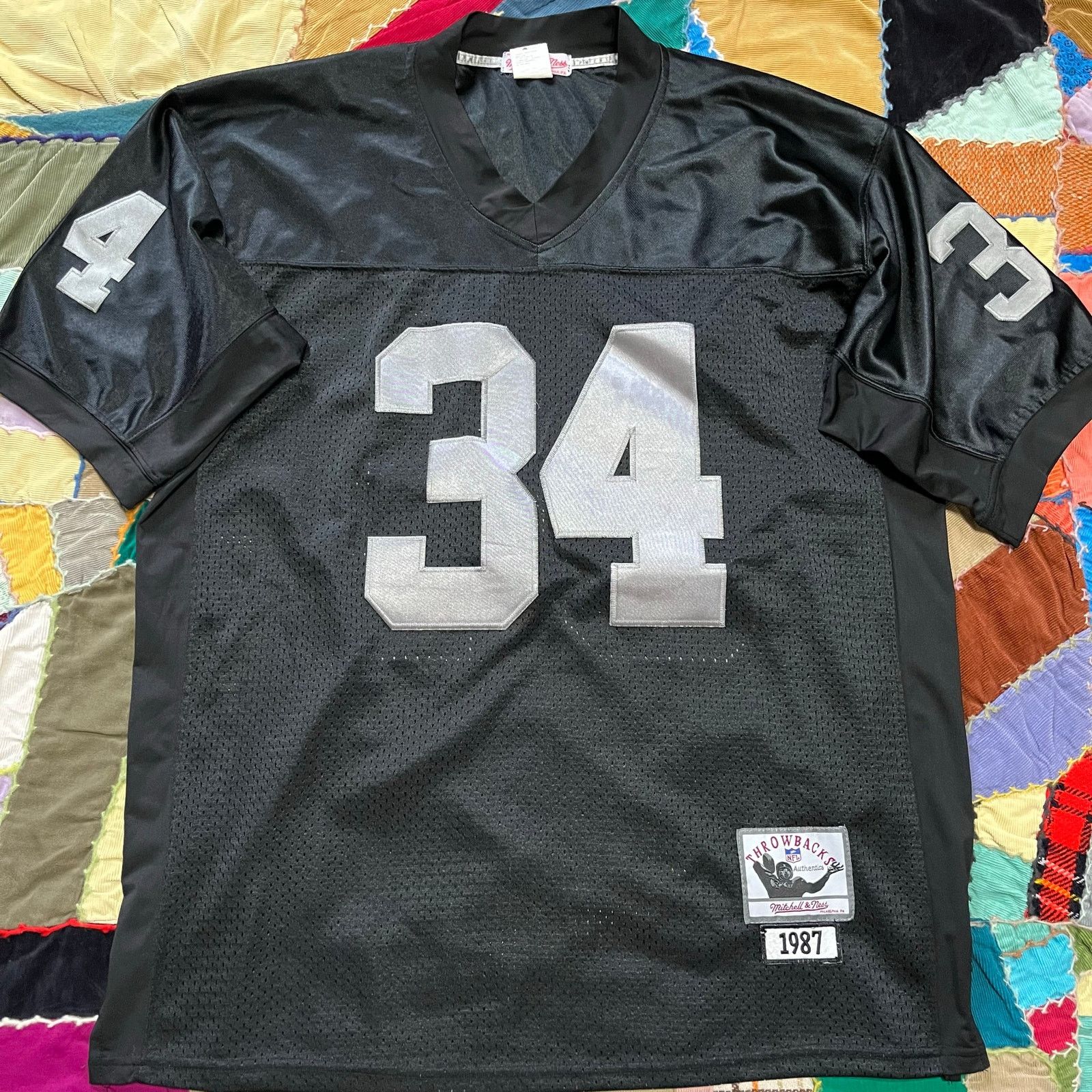 Mitchell & Ness Mitchel And Ness Bo Jackson Raiders Black Jersey Size 52 Size XL / US 12-14 / IT 48-50 - 2 Thumbnail