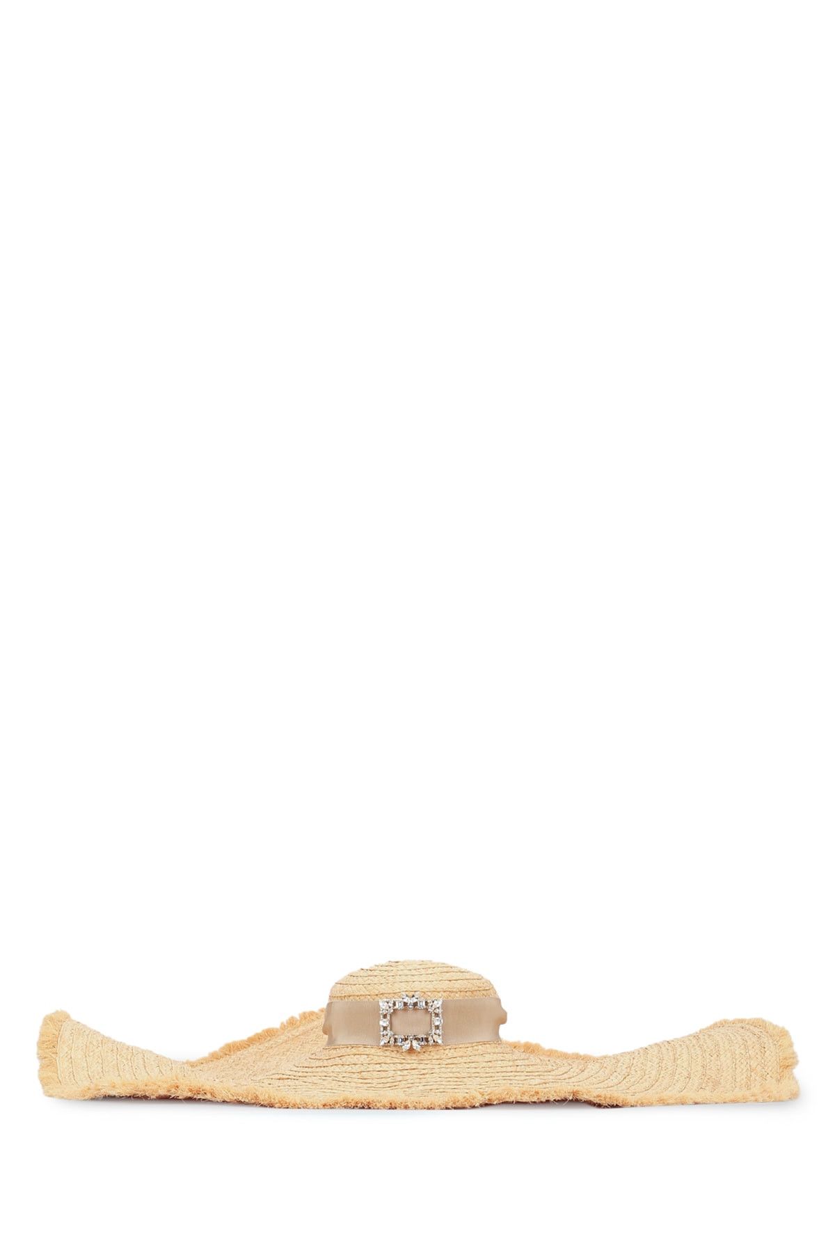 Roger Vivier Rv Broche Extra Rafia Hat Size ONE SIZE - 1 Thumbnail