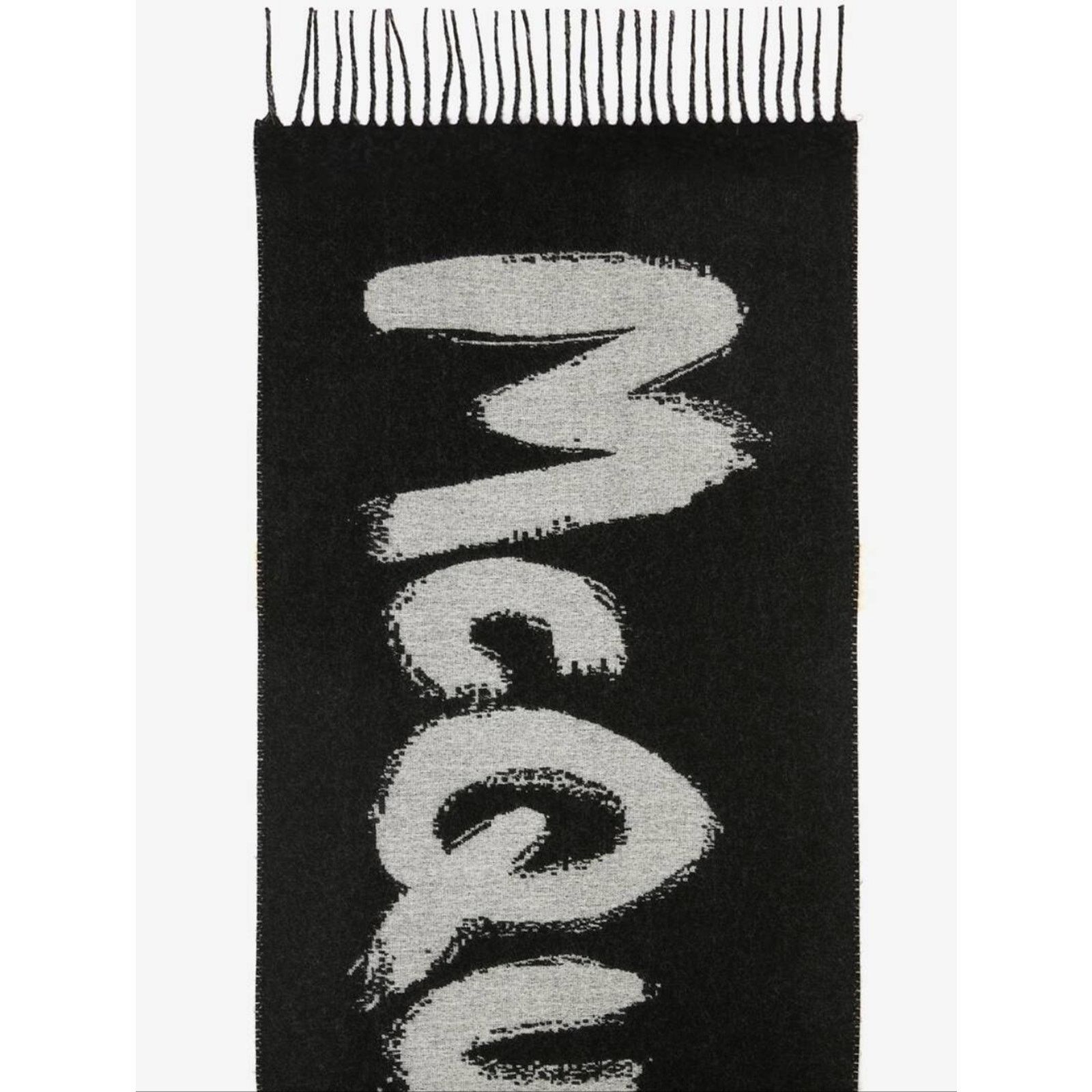 Alexander McQueen Alexander McQueen Oversize McQueen Graffiti Scarf Wool COA Size ONE SIZE - 6 Thumbnail
