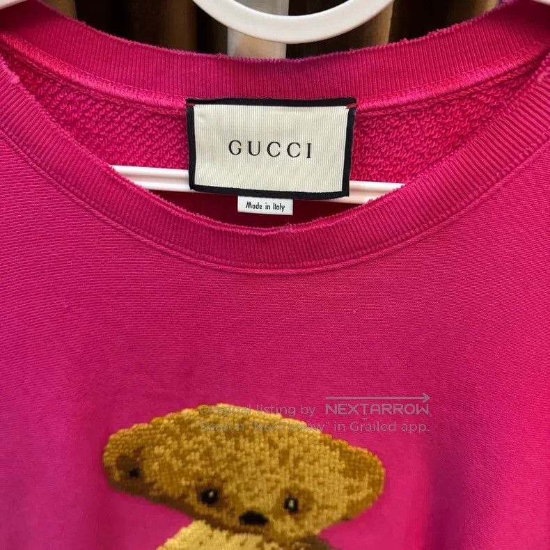 Gucci Gucci Little Bear makes old sweatshirts Size M / US 6-8 / IT 42-44 - 2 Thumbnail