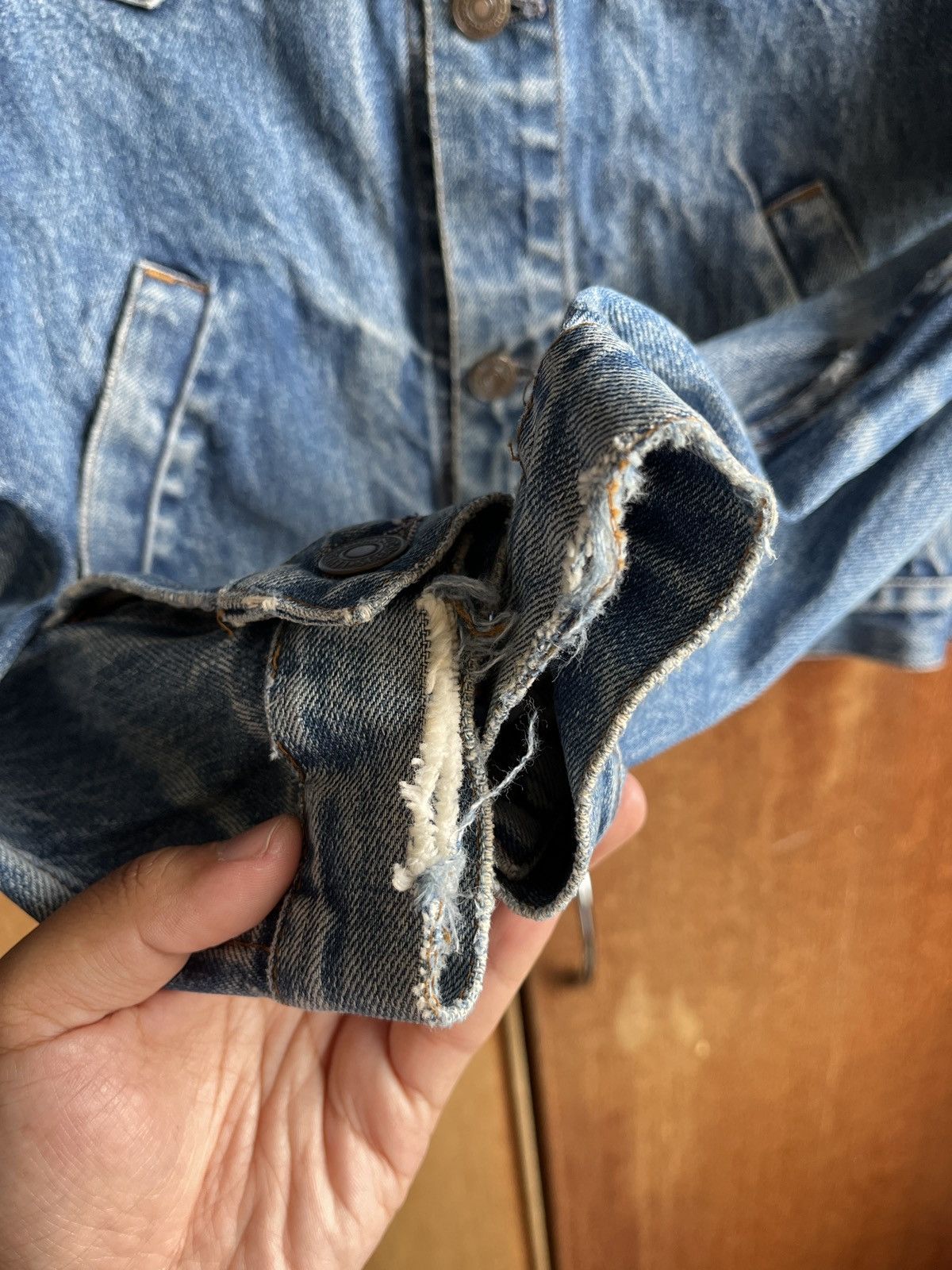 Levi's Vintage 70s-80s Levis Trucker Orange Tab Size S / US 4 / IT 40 - 11 Thumbnail