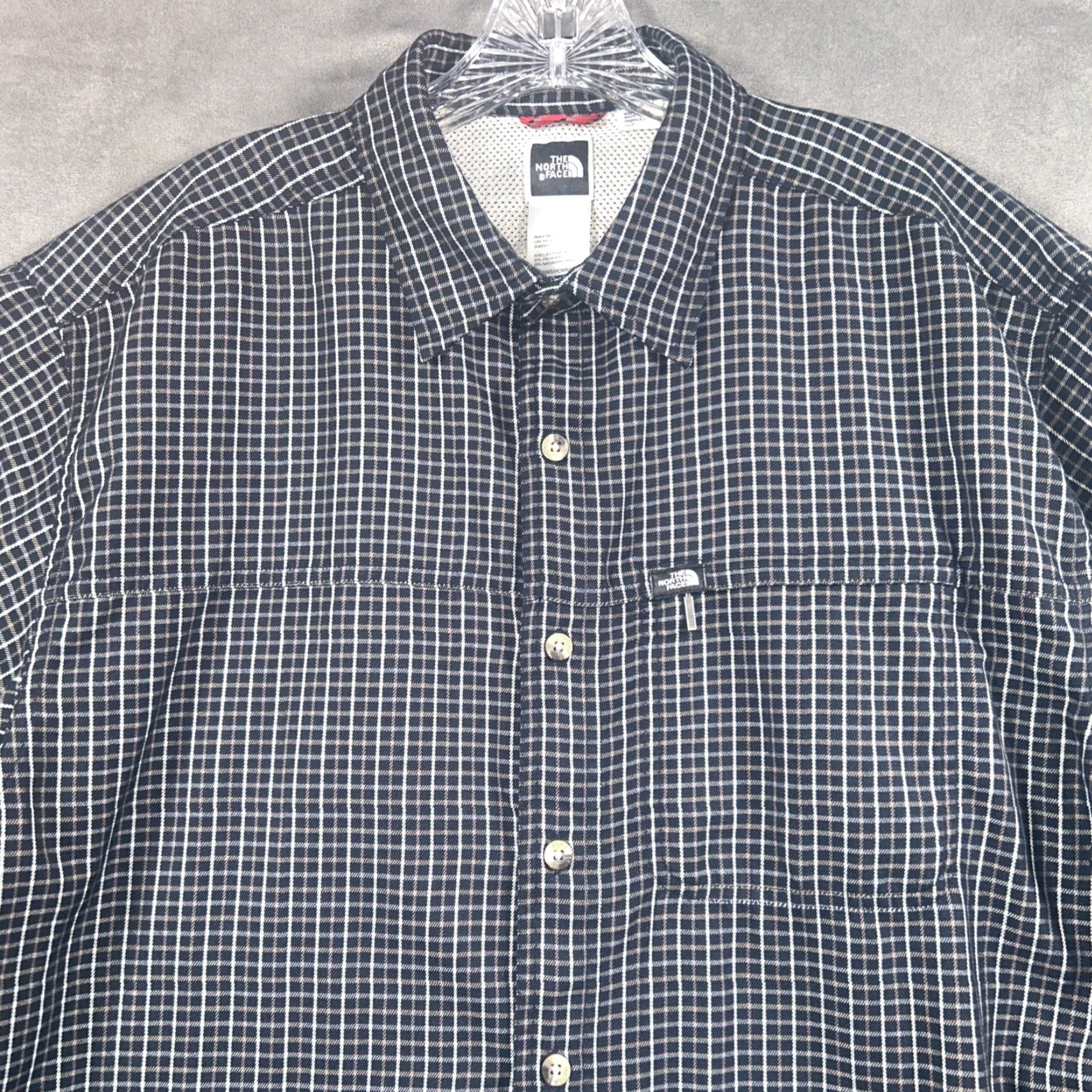 The North Face The North Face Shirt Mens M Multicolor Windowpane Check Travel Hiking Button-Up Pocket Size US M / EU 48-50 / 2 - 2 Thumbnail