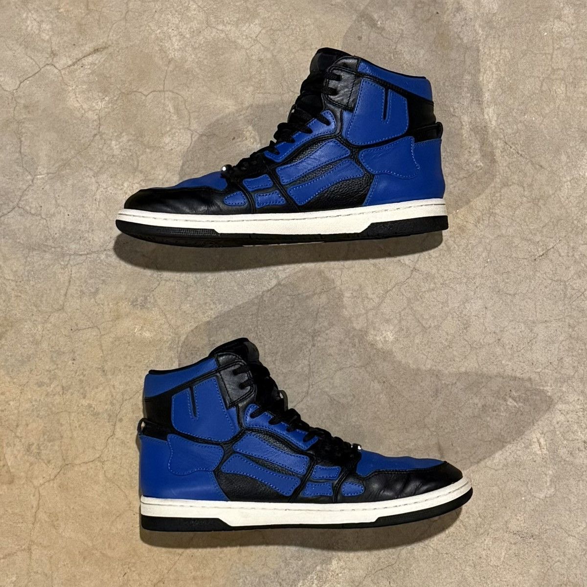 Amiri Amiri Skel Top High Sneaker Black Blue US 11 Size US 11 / EU 44 - 4 Thumbnail