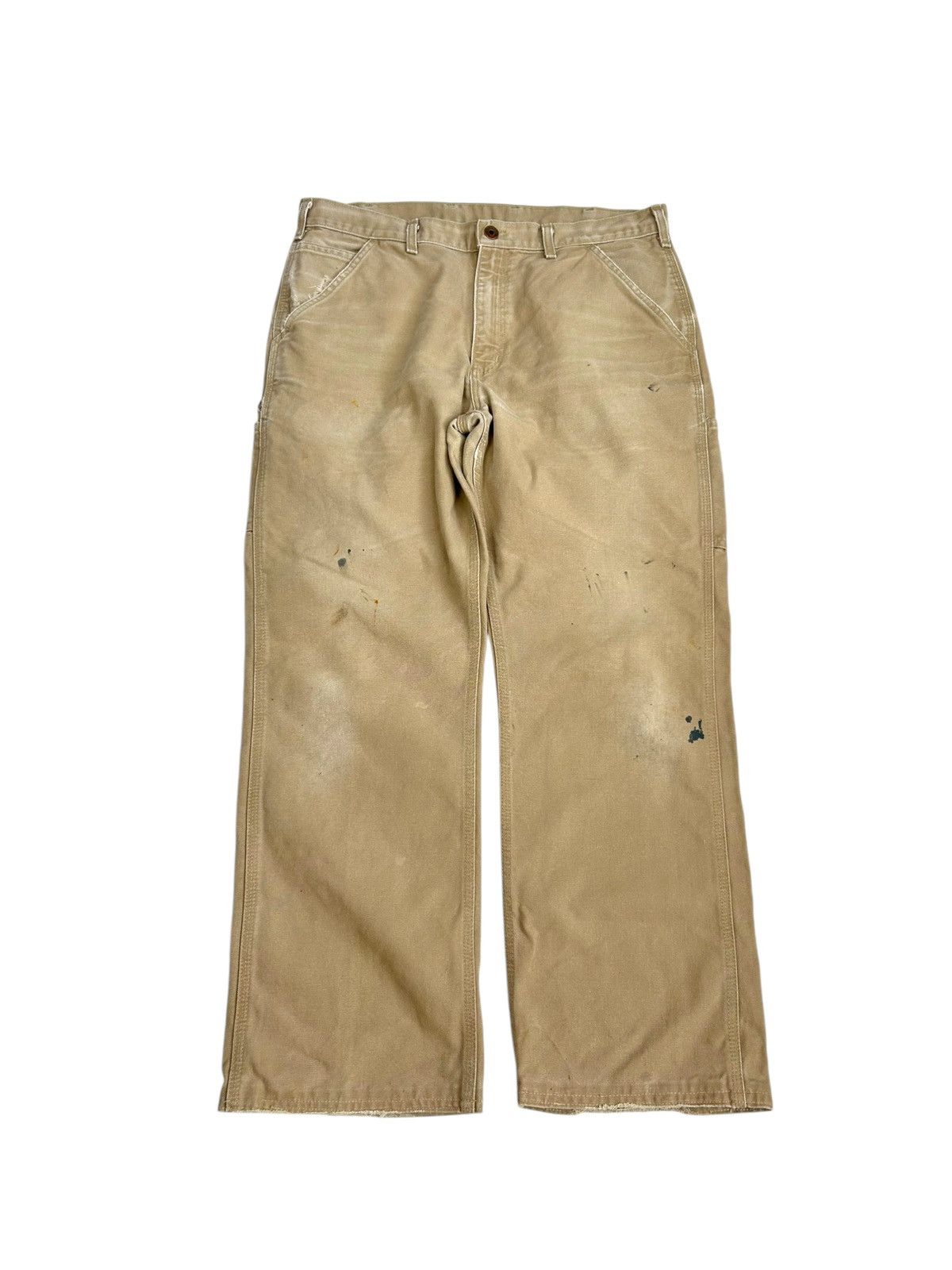 Carhartt Vintage Carhartt trashed carpenter work USA pants Size US 36 / EU 52 - 2 Thumbnail