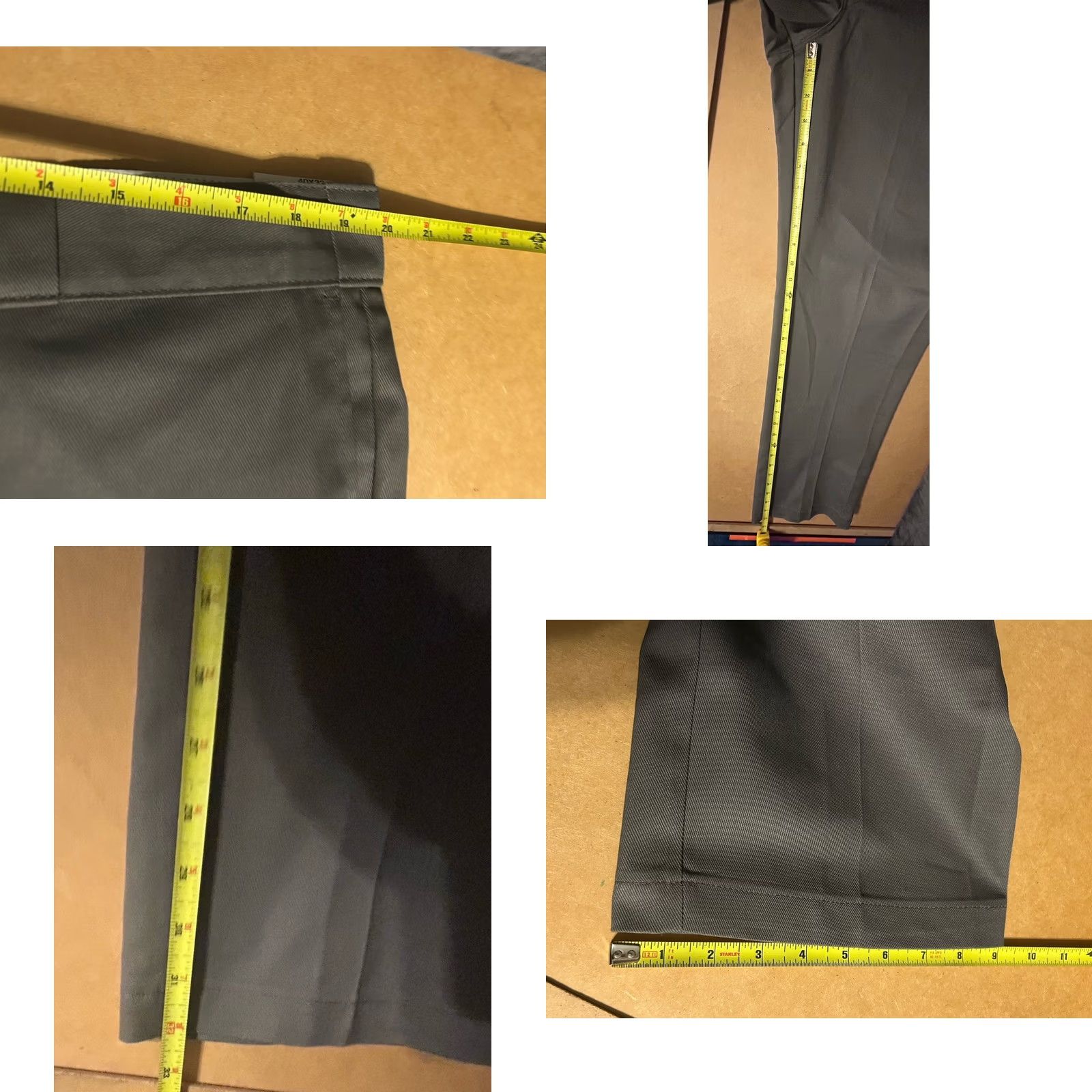 Dickies VINTAGE Dickies 874 Original Fit Work Pants 40x32 Gray Mens Regular Straight Pants Size US 40 / EU 56 - 11 Thumbnail
