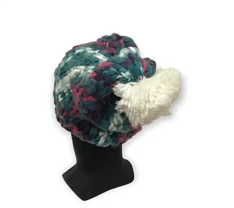 Japanese Brand × Kapital × Vintage Comfy Knit Design Beanie Hat Size ONE SIZE - 3 Thumbnail