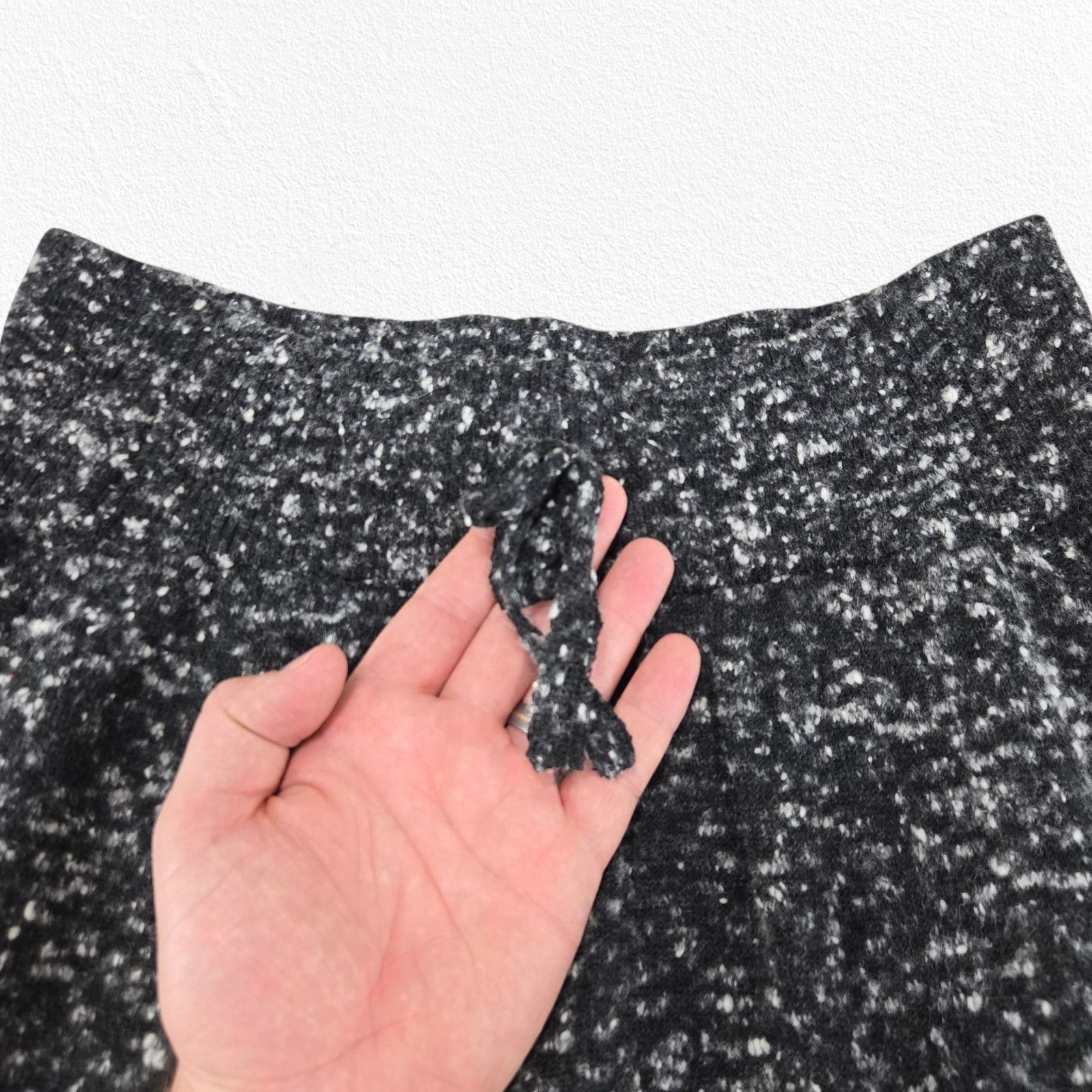 Anthropologie MOTH Gray Speckled Wool Blend Knit Jogger Size Small Size 28" / US 6 / IT 42 - 3 Thumbnail