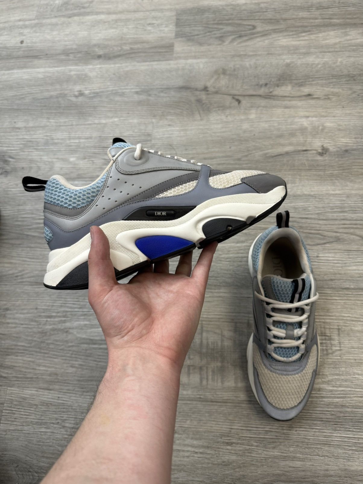 Dior Dior B22 Blue/Grey/White Size US 9 / EU 42 - 1 Thumbnail