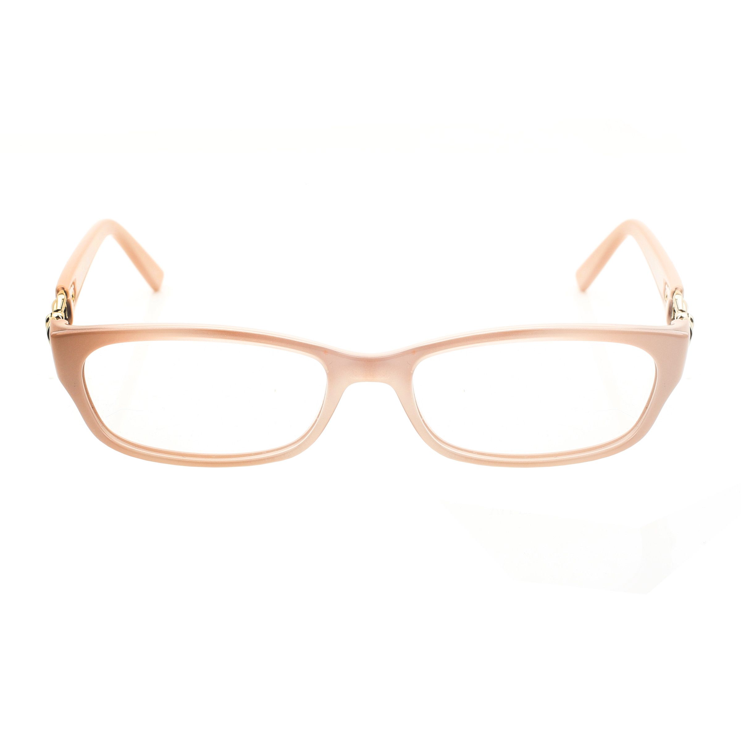 Valentino Valentino '00s Beige Bow Plastic Glasses Size ONE SIZE - 3 Thumbnail