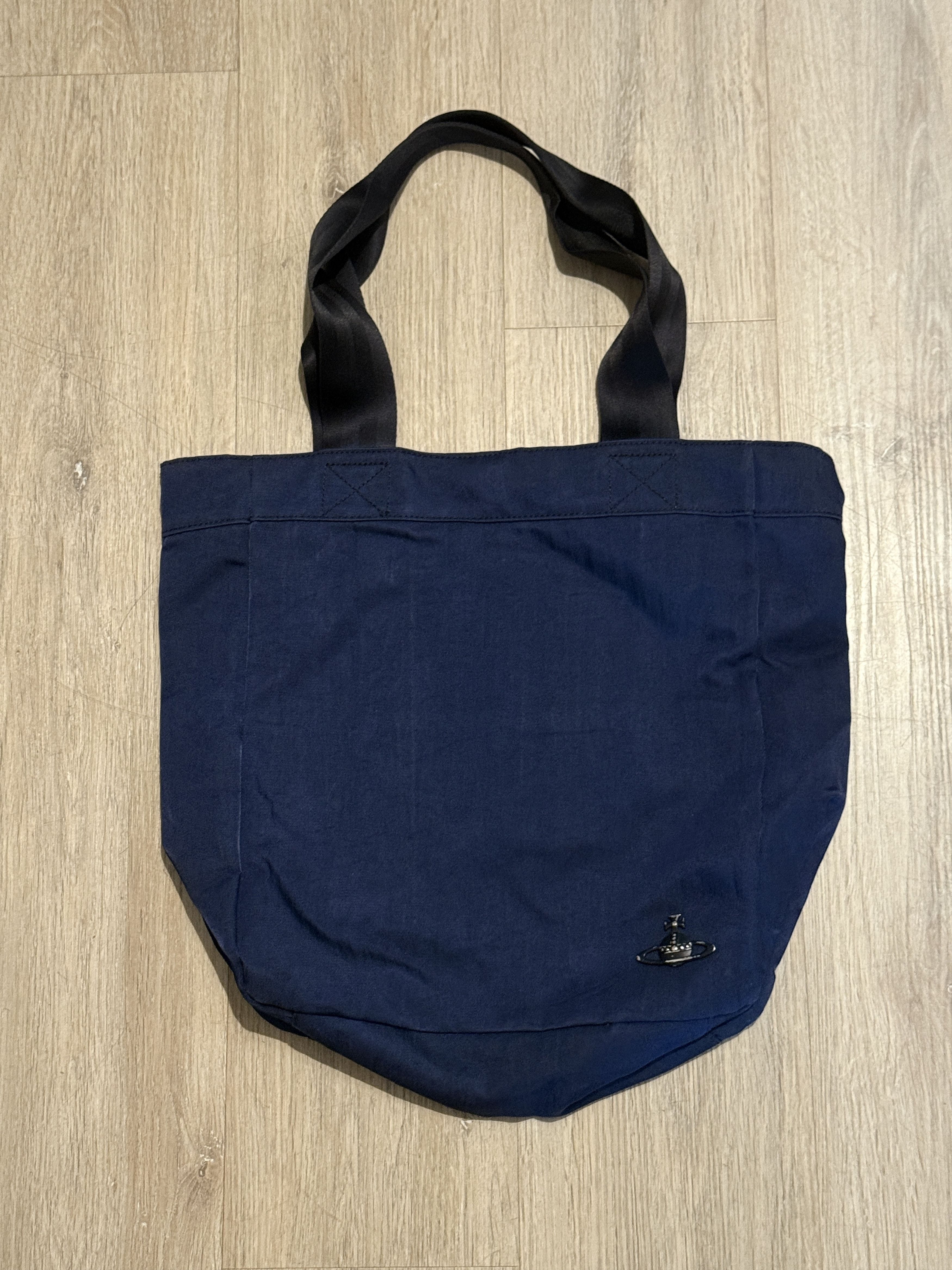 Vivienne Westwood Navy Blue Tote Bag, Men's