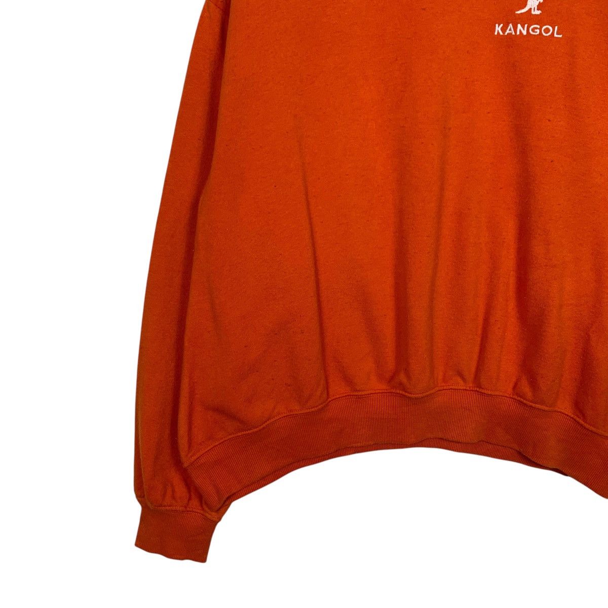 Kangol KANGOL Big Logo Orange Crewneck Sweatshirt #1554-C70 Size US L / EU 52-54 / 3 - 6 Thumbnail