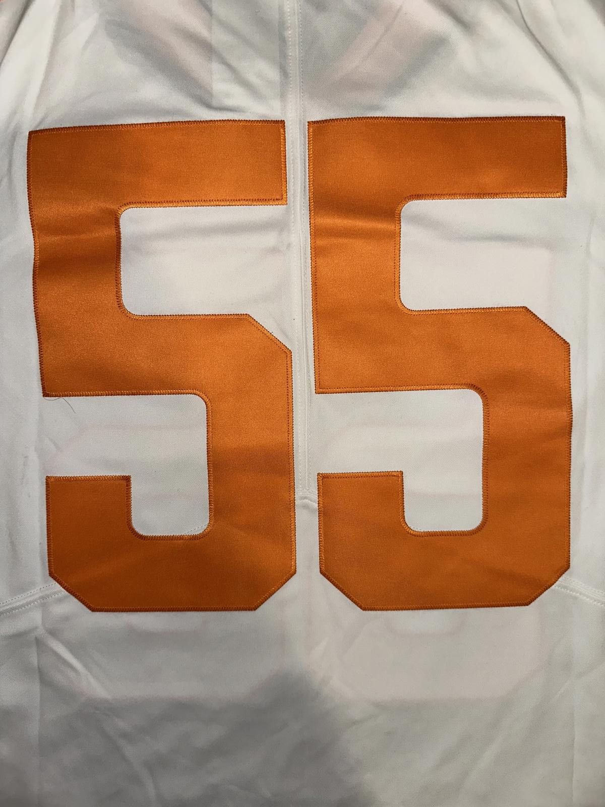 Nike Nike Men’s #55 White Tennessee Volunteers Game Football Jersey Sample Size US M / EU 48-50 / 2 - 8 Thumbnail
