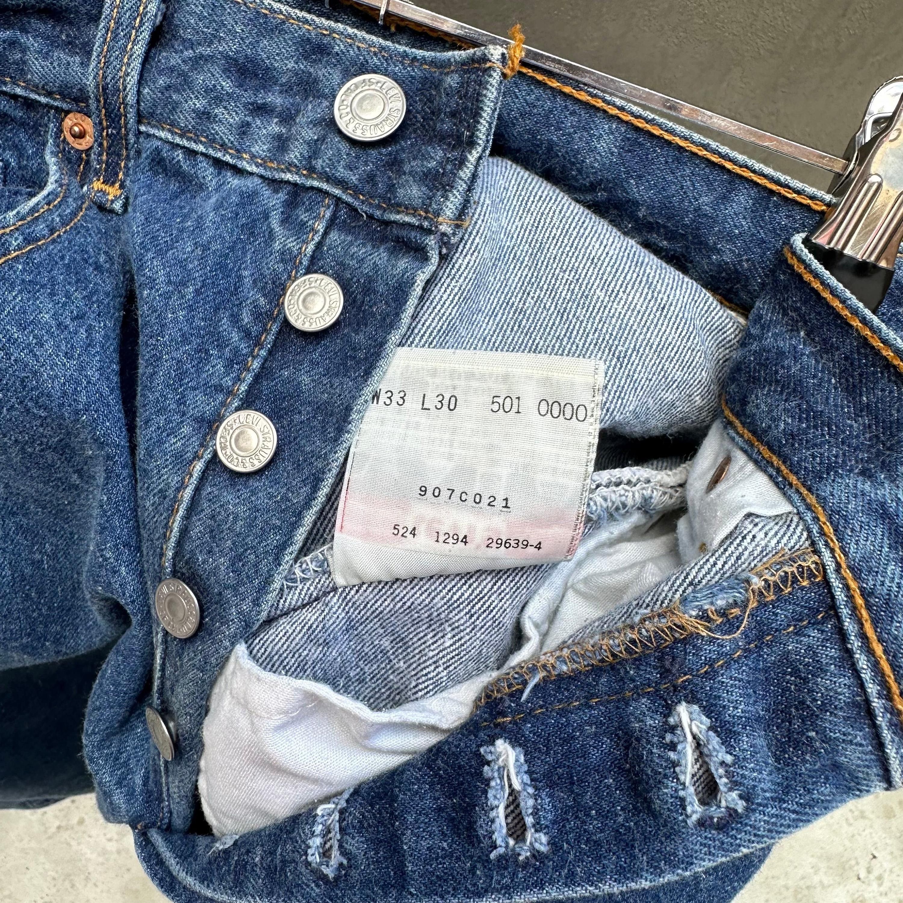Levi's × Vintage 90's Vintage Levi's 501 Denim Jeans Size US 30 / EU 46 - 8 Thumbnail