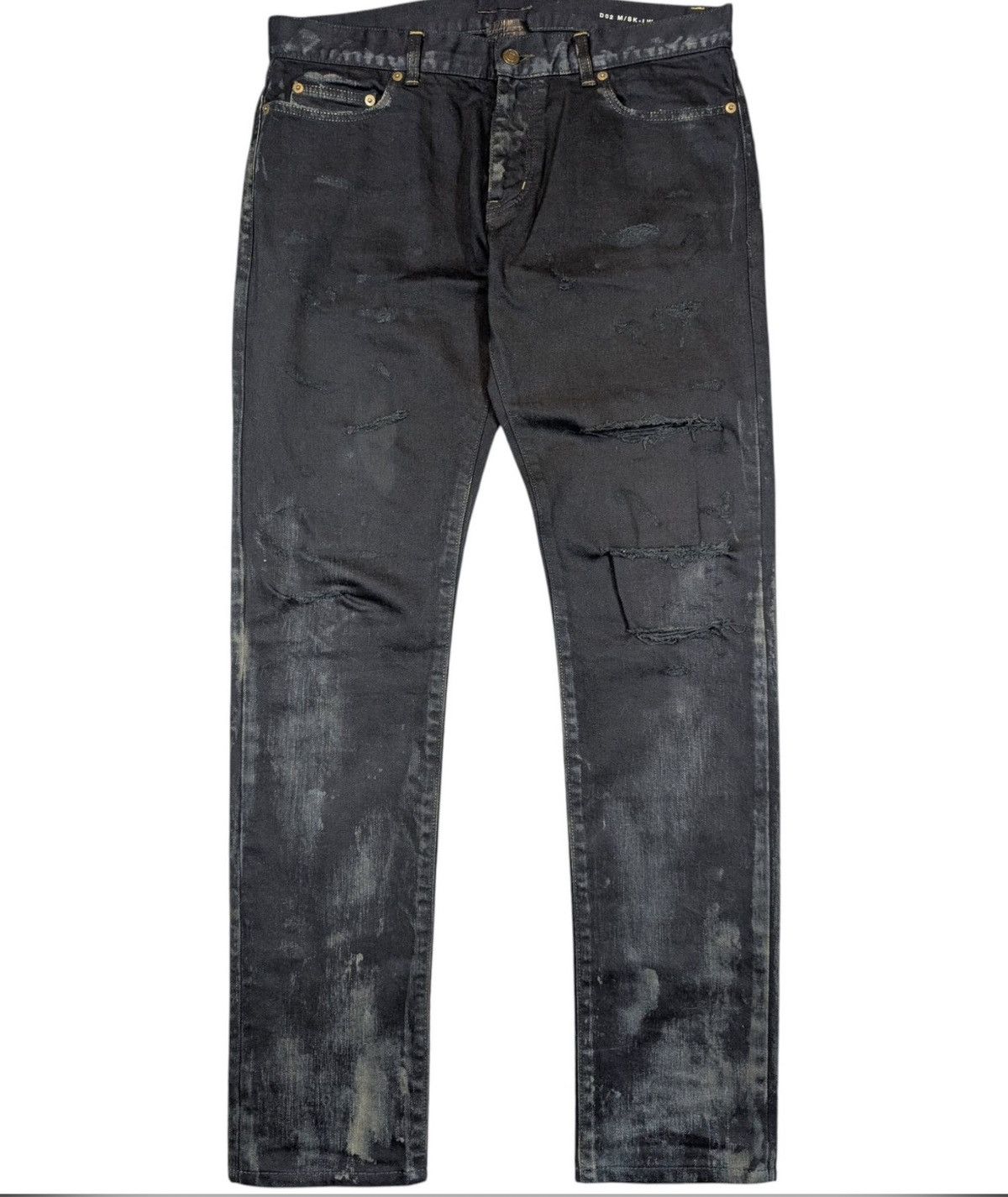 Saint Laurent Paris FW16 YSL Hedi Slimane D02 Oil spill Size US 32 / EU 48 - 1 Thumbnail