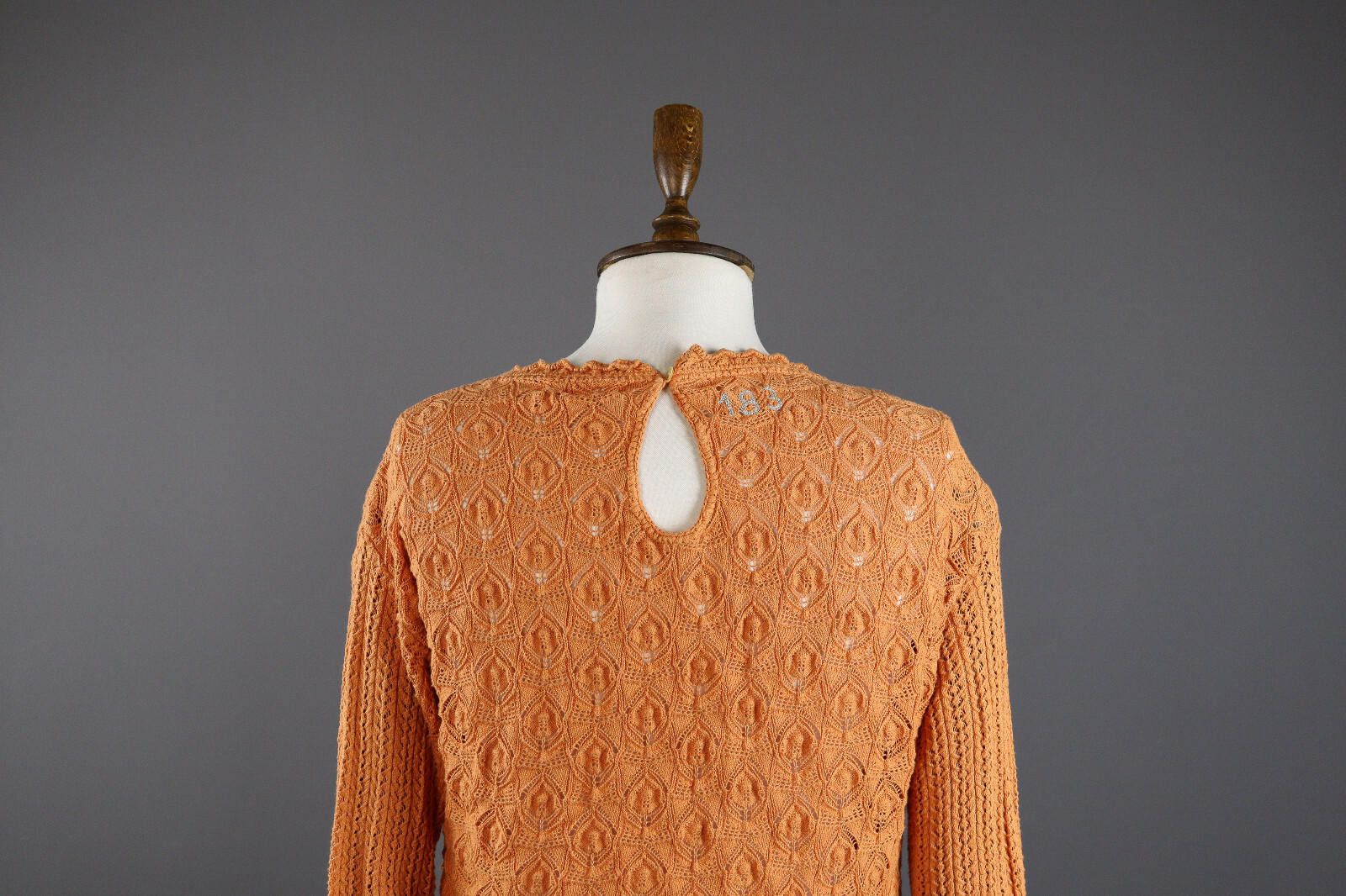 Designer Ladies Odd Molly Crochet Mesh Sweater Size 0 Size XS / US 0-2 / IT 36-38 - 7 Thumbnail