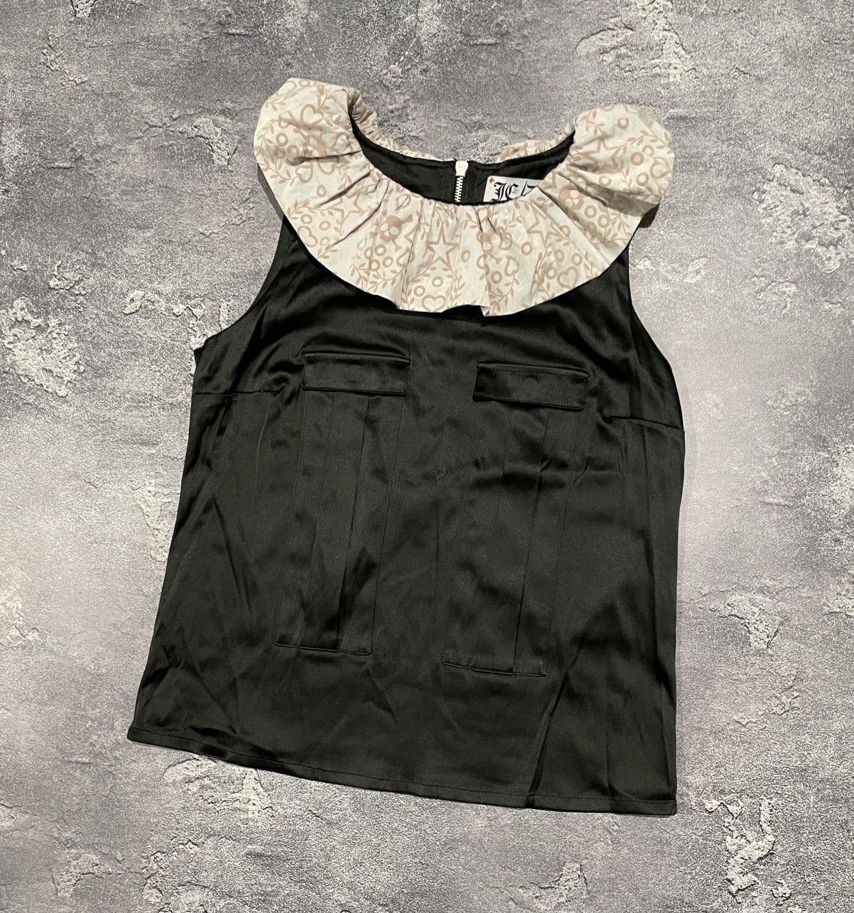 Designer × Jean Charles De Castelbajac Jean Charles De Castelbajas JC DC Black Blouses With Collar Size S / US 4 / IT 40 - 1 Thumbnail