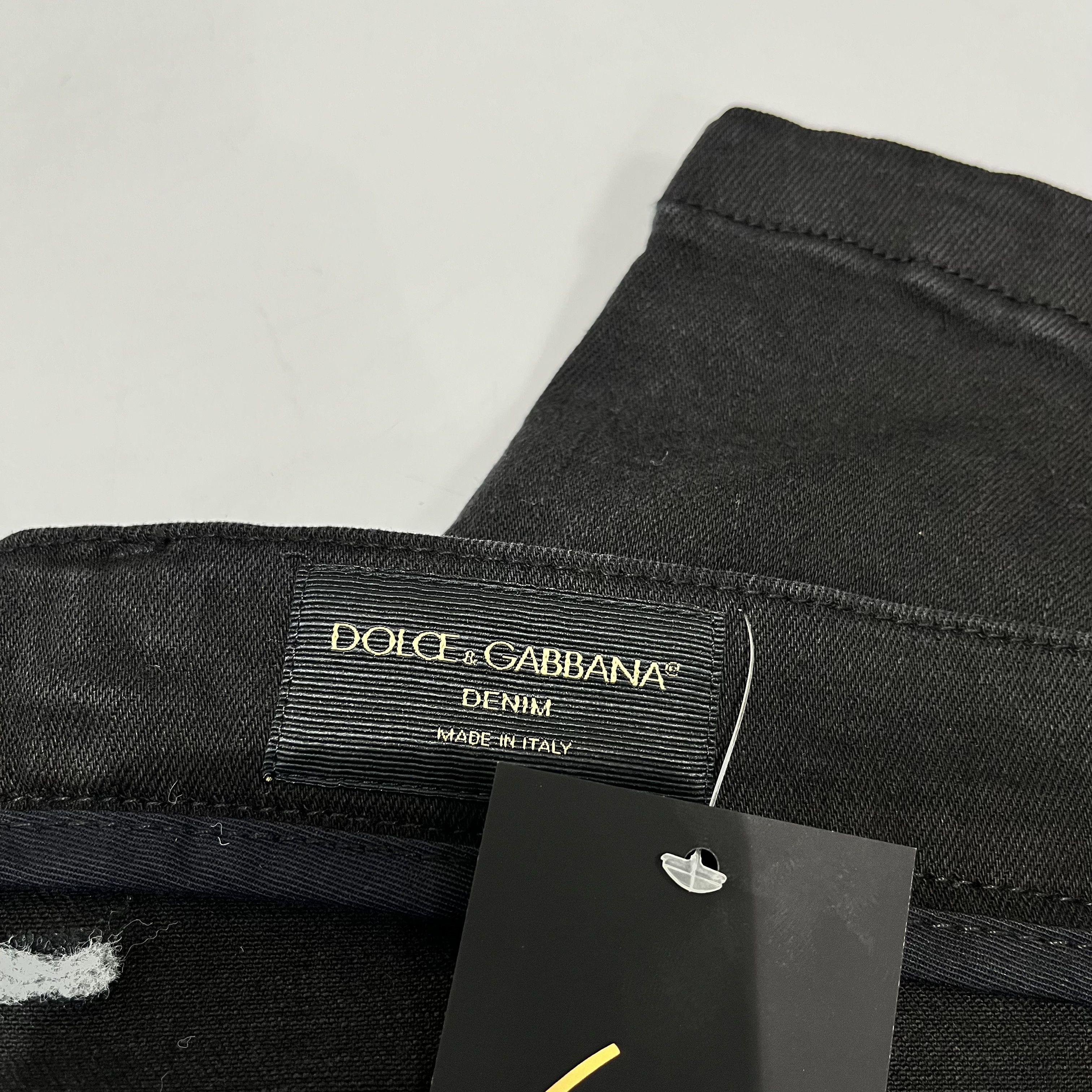 Dolce & Gabbana Dolce & Gabbana Denim Shorts Black Size US 36 / EU 52 - 4 Thumbnail