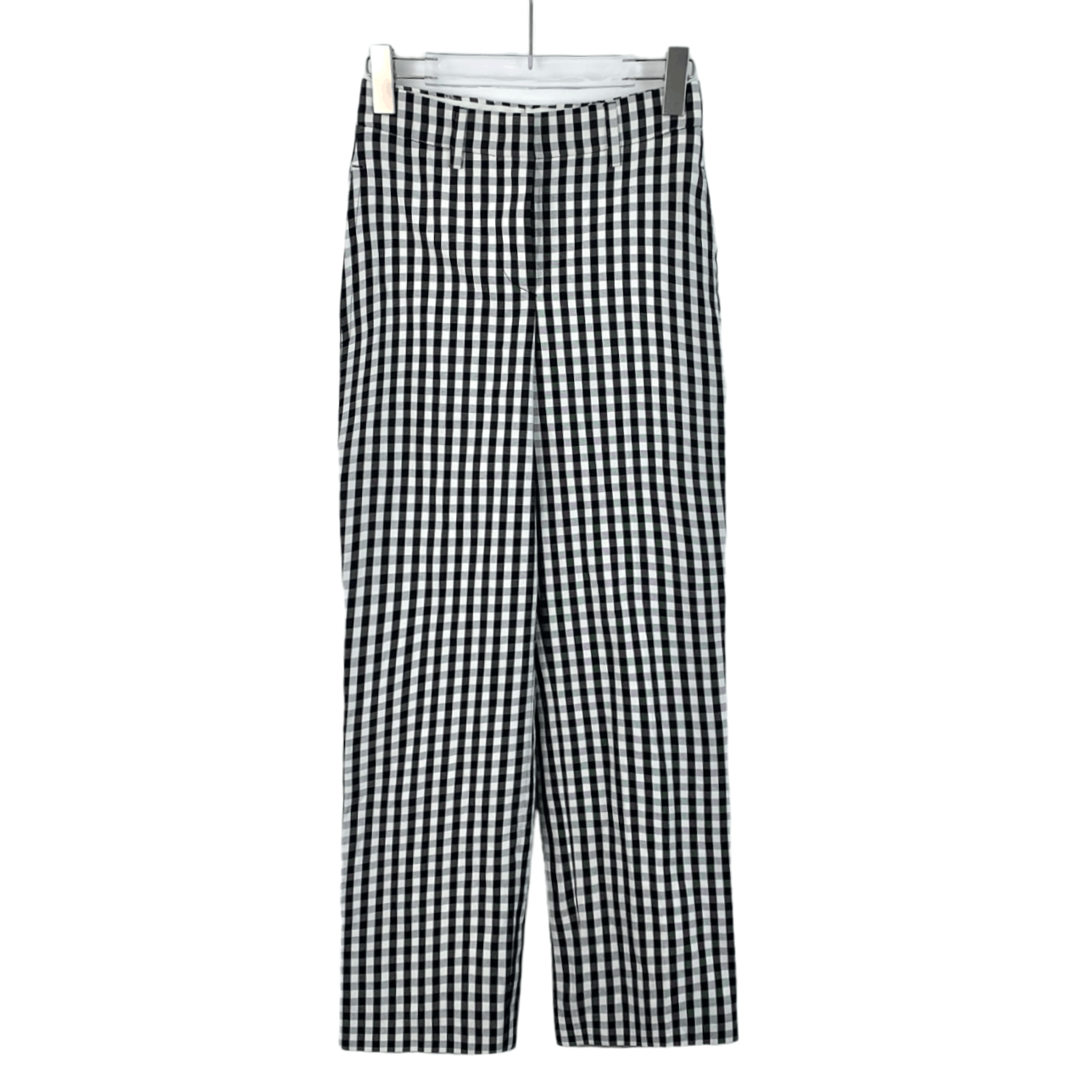 Burberry Burberry Womens Gingham Checkered High-Waisted Trousers Size 25" / US 0 / IT 36 - 1 Thumbnail