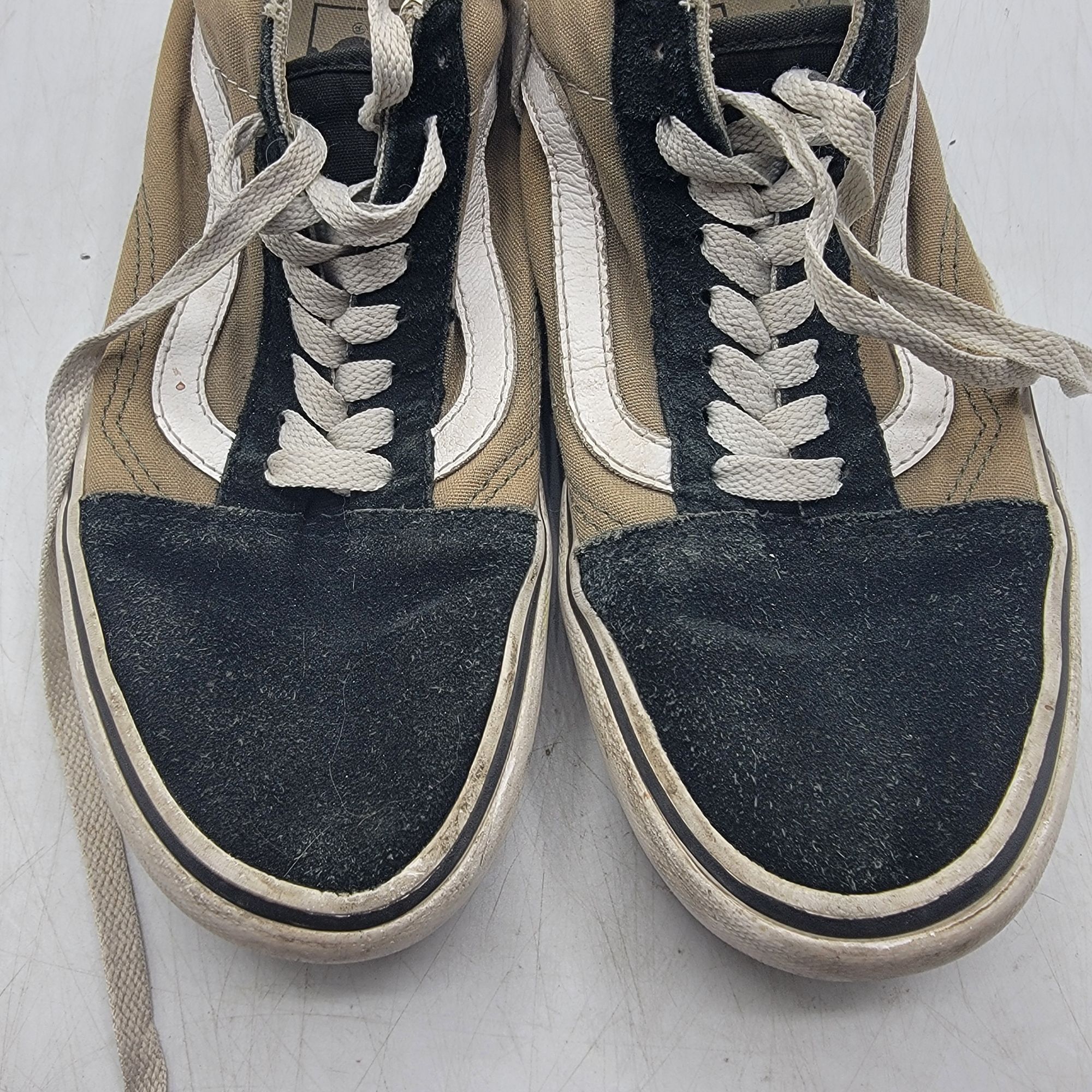 Vans Vans Old Skool Womens 8.5 Brown Black Sneaker Shoes Casual S Size US 8.5 / IT 38.5 - 10 Thumbnail