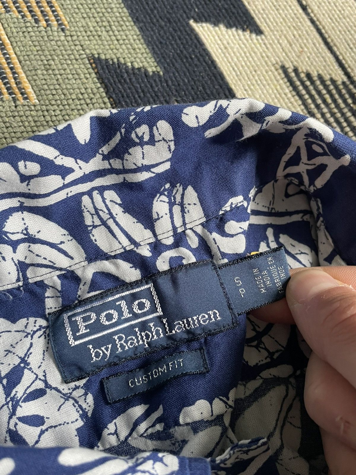 Vintage Polo Ralph Lauren Floral-print Gawai Sleeveless Shirt Size US S / EU 44-46 / 1 - 9 Thumbnail