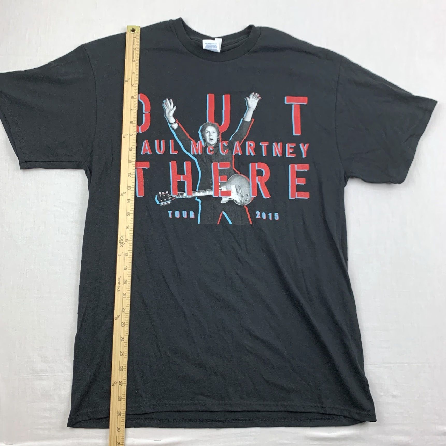 Delta VINTAGE Paul McCartney Out There Tour Shirt Adult Large Black 2015 Musical Band Tee USA Mens L Black USA 2015 Tour Size US L / EU 52-54 / 3 - 5 Thumbnail