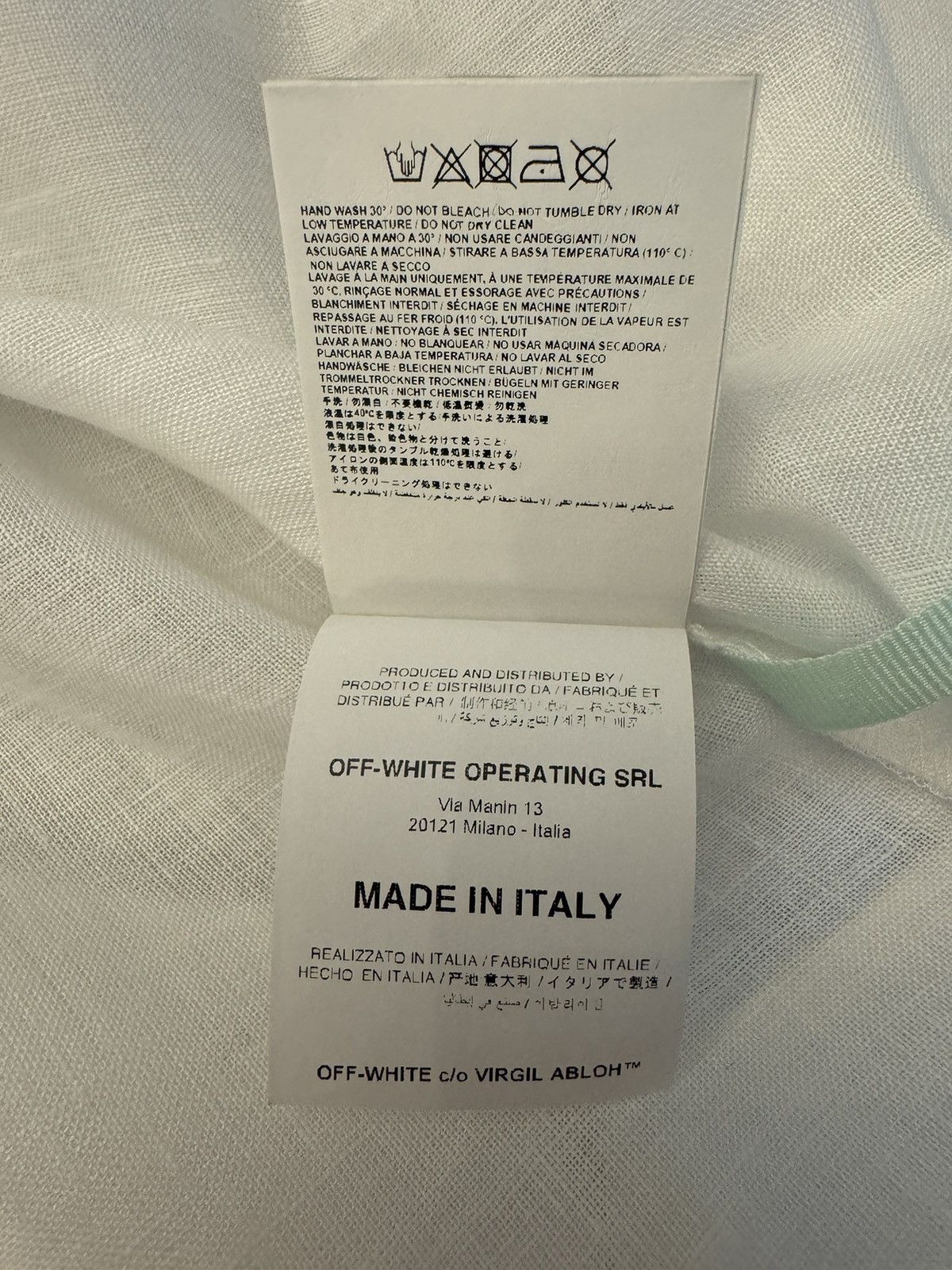 Off-White Off-White “Mykonos” Linen Button Down Size US S / EU 44-46 / 1 - 6 Thumbnail