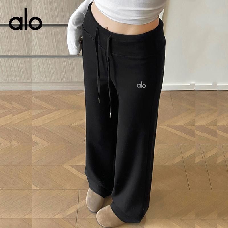 Alo Yoga NWT Alo Yoga Women's Medium Black Baggy Sweatpants Lounge Size 30" / US 8 / IT 44 - 2 Thumbnail