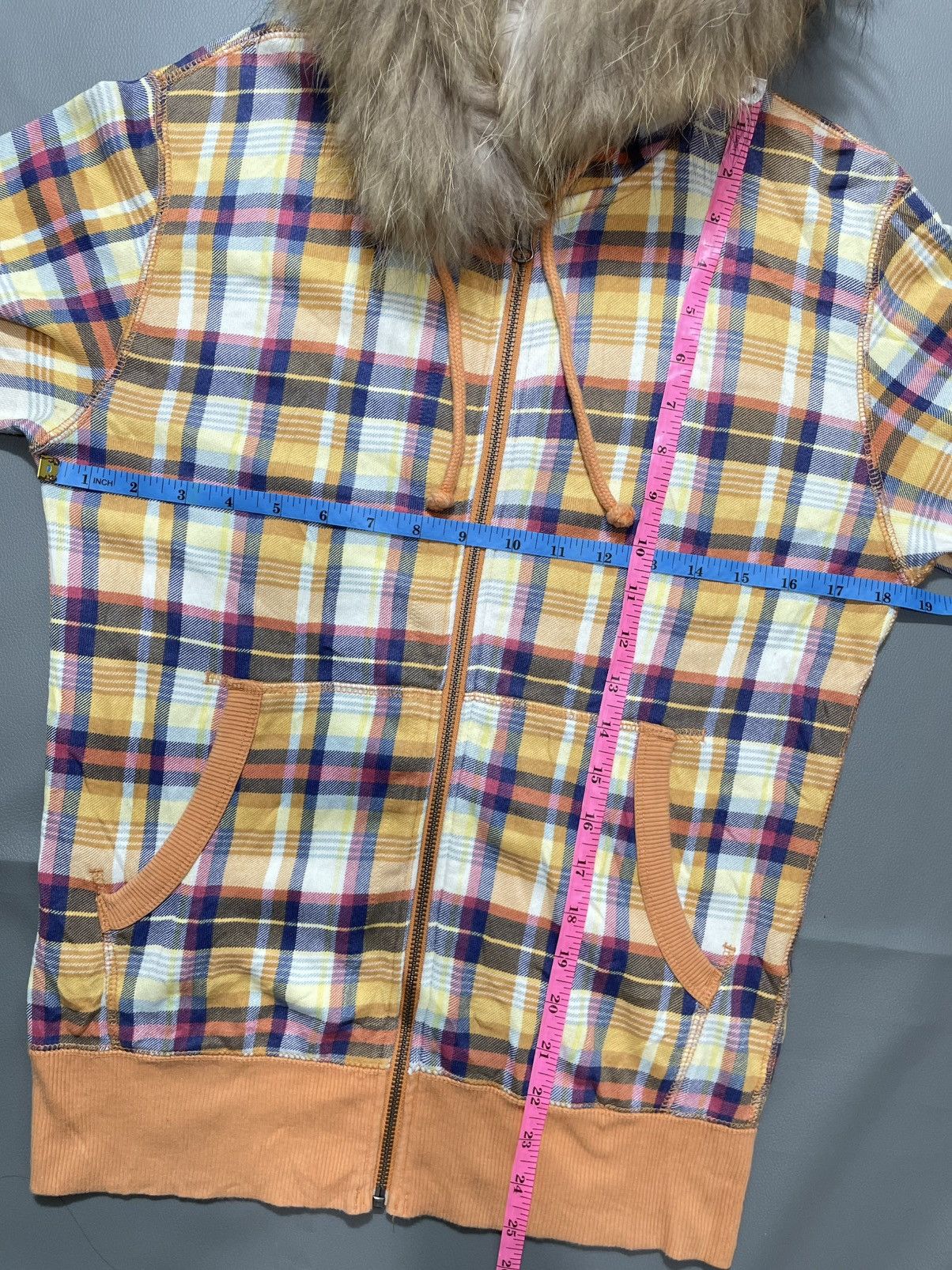 Hysteric Glamour Japan unqlo plaid zip Fur Hoodie ifsix lgb punos style Size US S / EU 44-46 / 1 - 7 Thumbnail