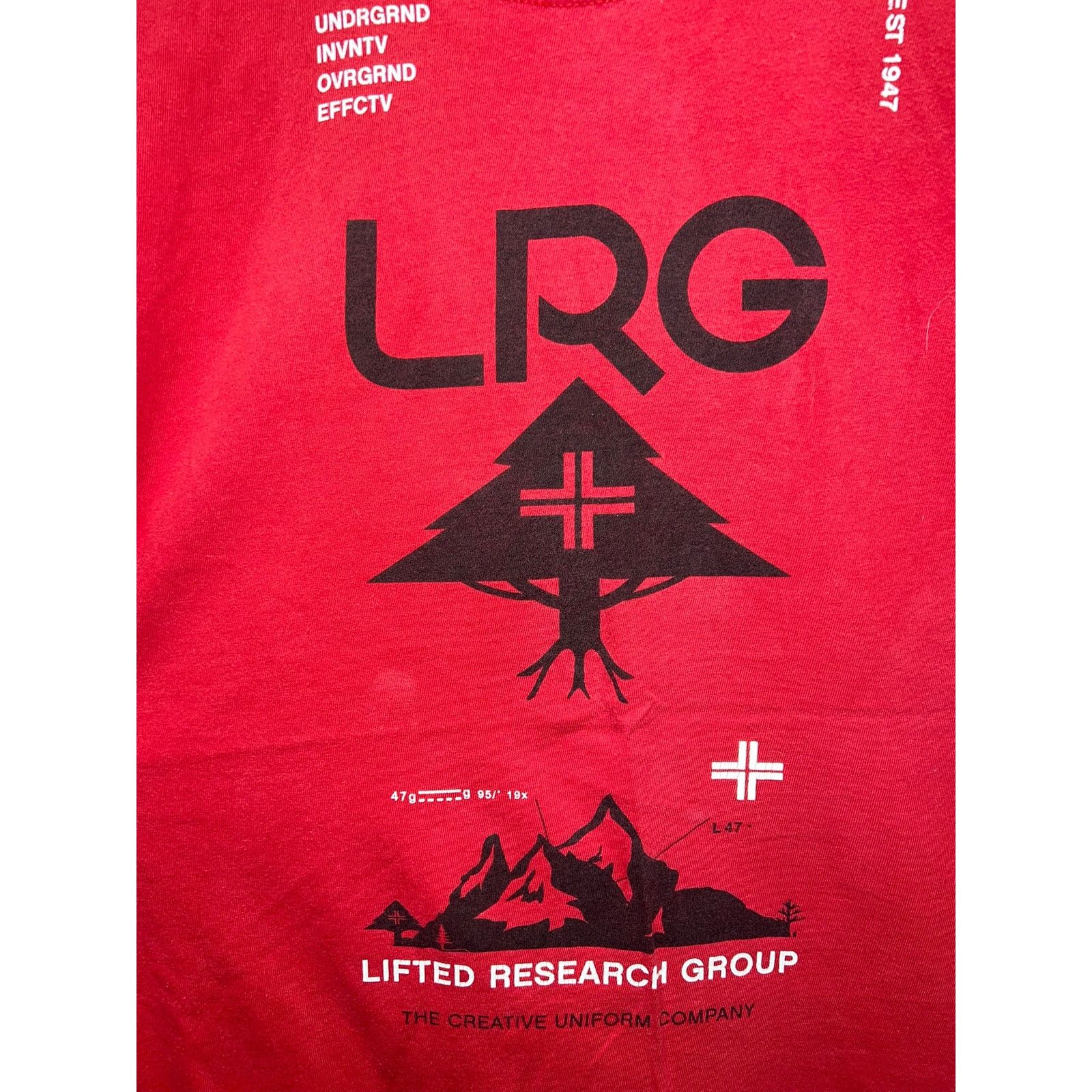 LRG LRG Underground Shirt Lifted Research Tee Y2K Distressed XL Size US XL / EU 56 / 4 - 2 Thumbnail