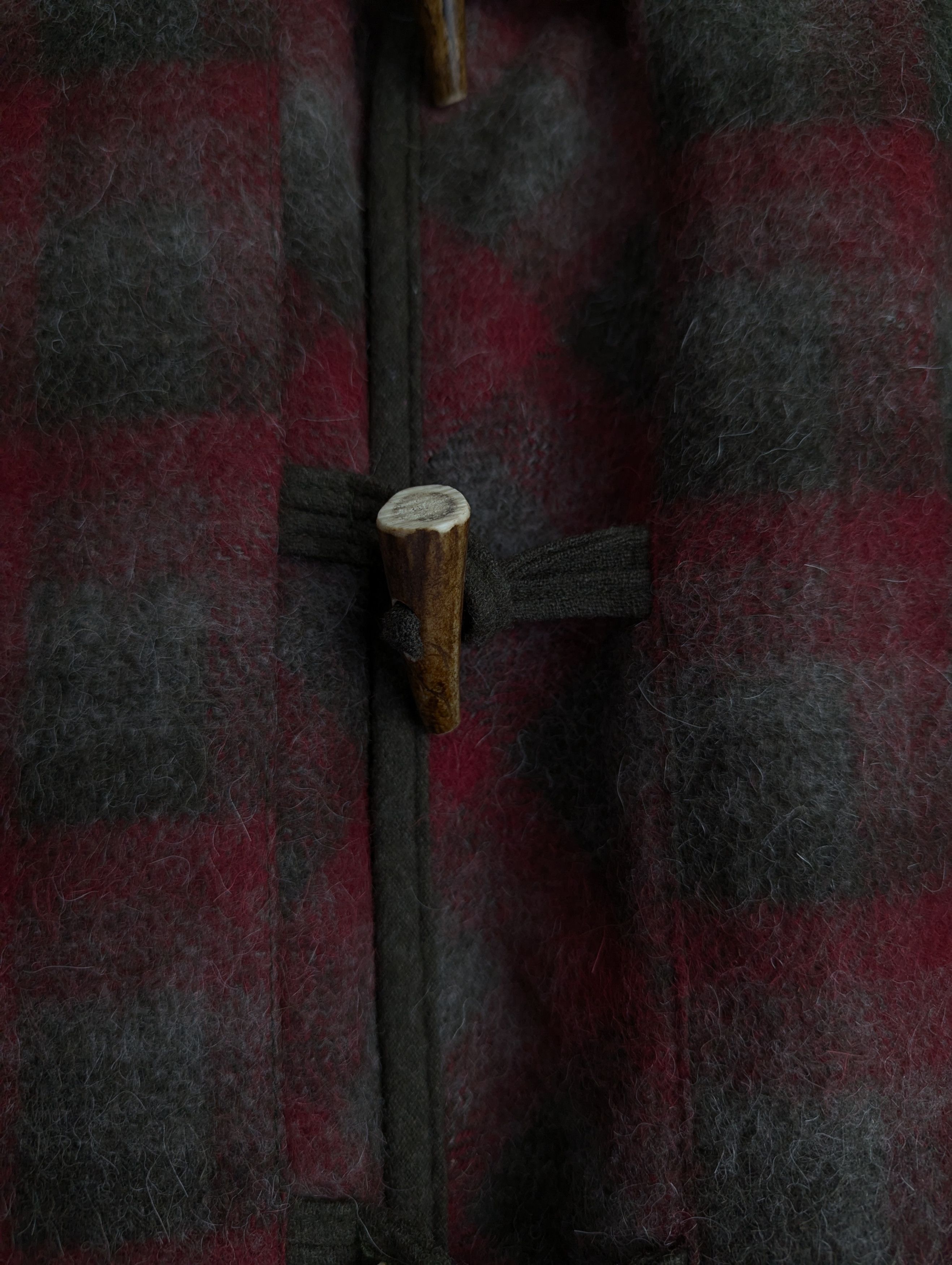 Vintage Wenger Austrian Loden Wool Jacket Vintage Tartan Red Green Size L / US 10 / IT 46 - 3 Thumbnail