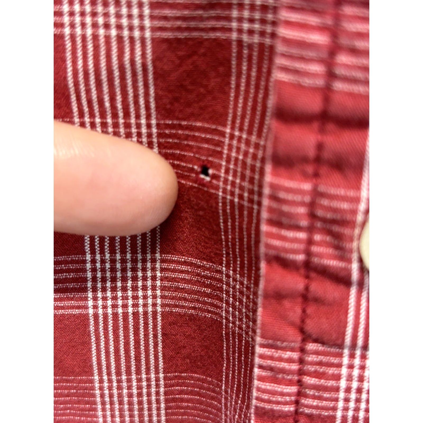 Tommy Hilfiger VINTAGE Tommy Hilfiger Jeans Button-Up Shirt L Red Cotton Long Sleeve Mens Size L Holiday Spellout READ Y2K Size US L / EU 52-54 / 3 - 7 Thumbnail