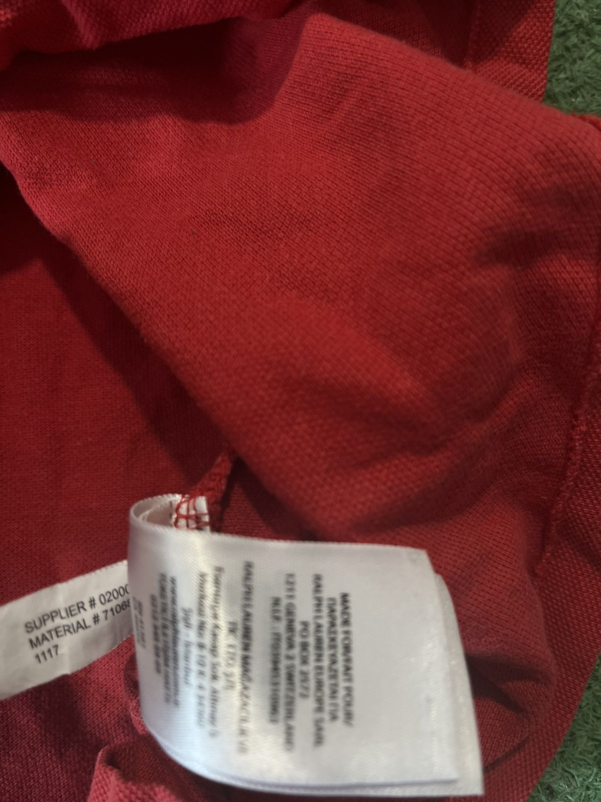 Polo Ralph Lauren Polo Ralph Lauren Red Polo Chief Keef Style Size US XL / EU 56 / 4 - 4 Thumbnail
