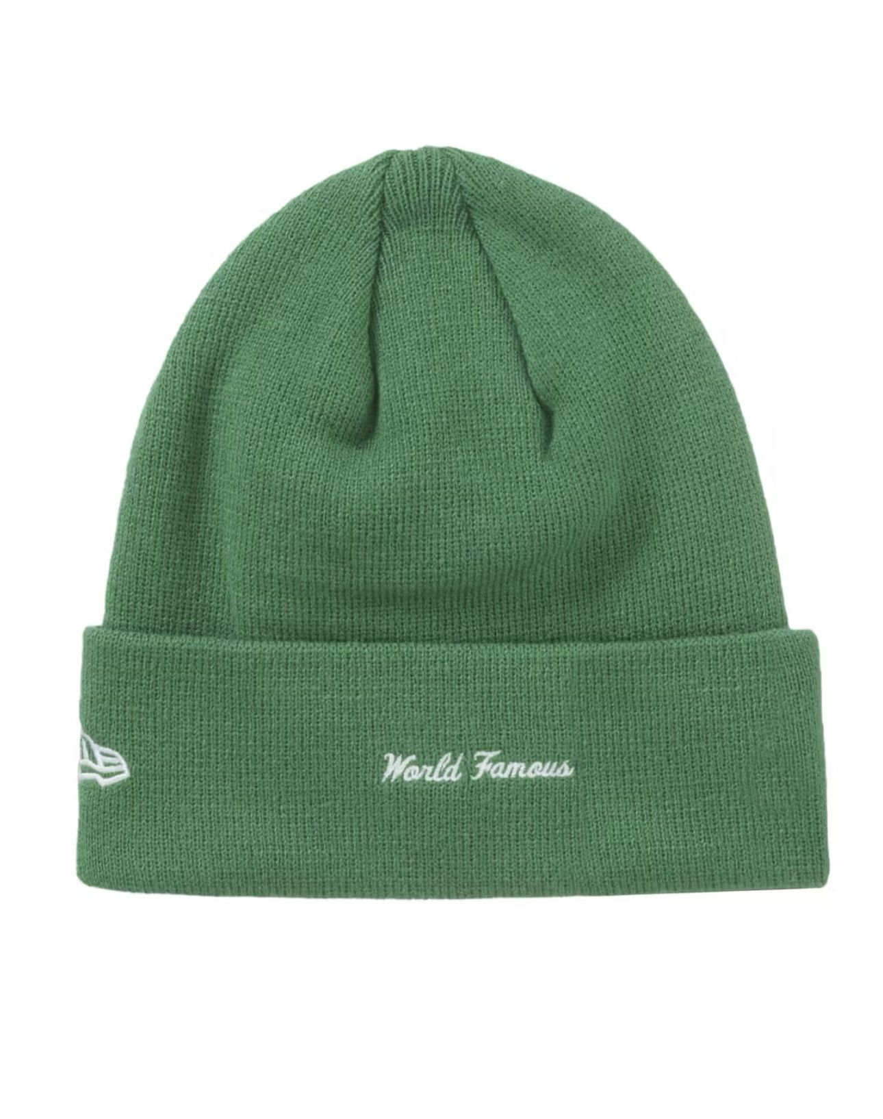 New Era × Supreme Supreme x New Era Box Logo Beanie Green Size ONE SIZE - 2 Thumbnail
