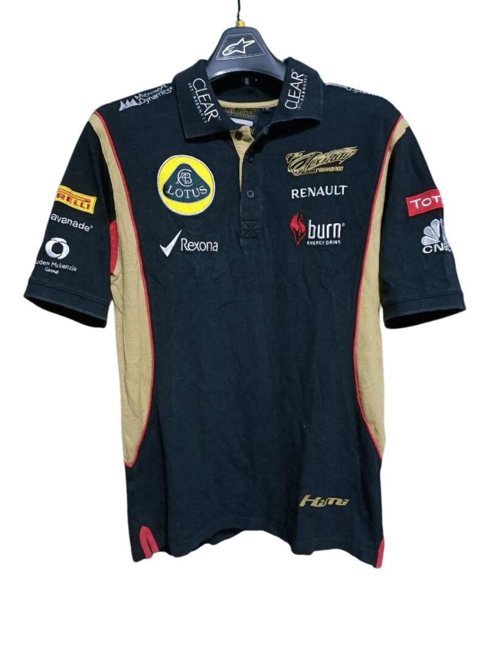 Gear For Sports Kimi Raikkonen lotus f1 team polo shirt Grailed